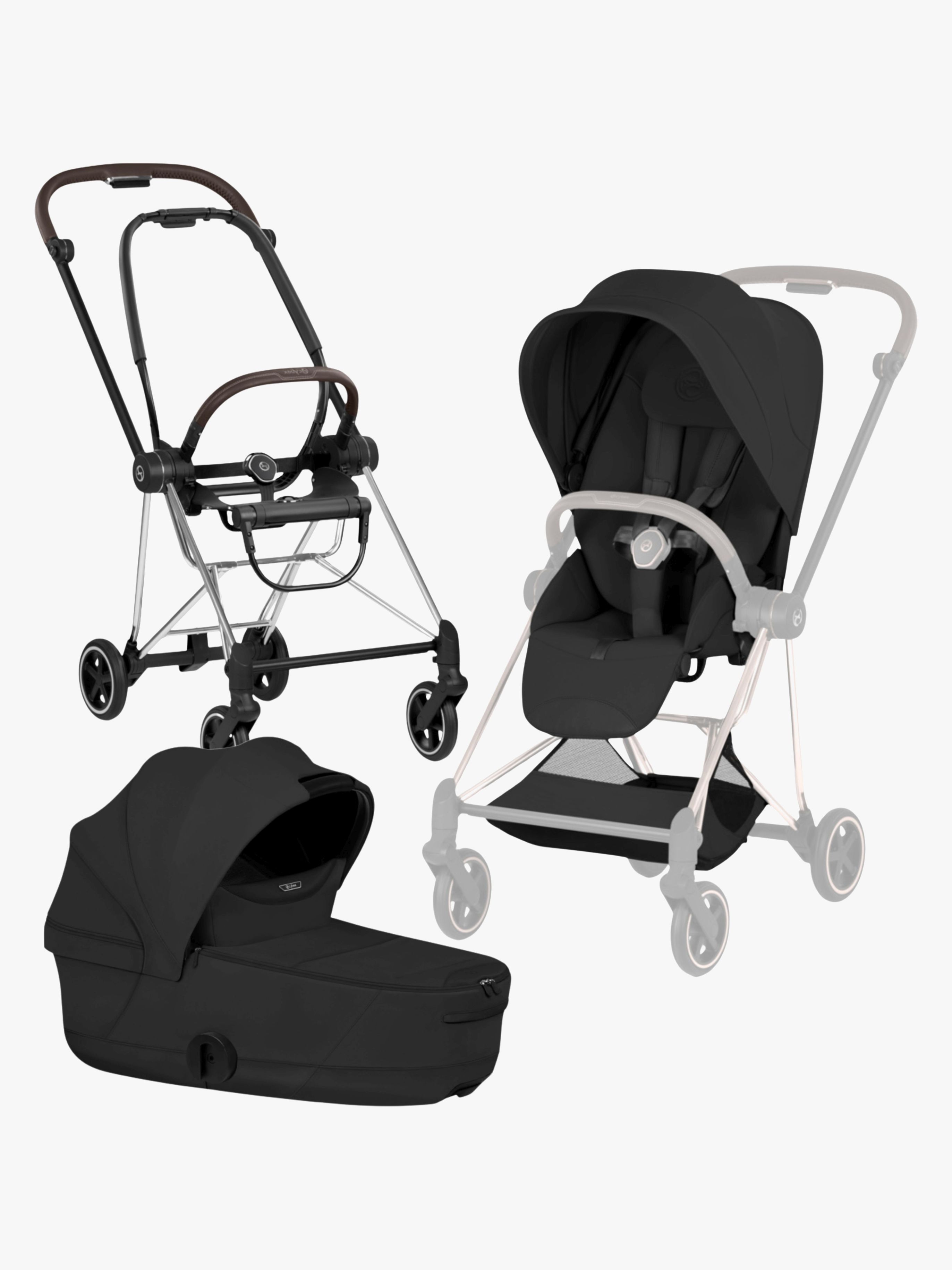 Cybex Mios Style Kombikinderwagen, Chrome Brown/Sepia Black