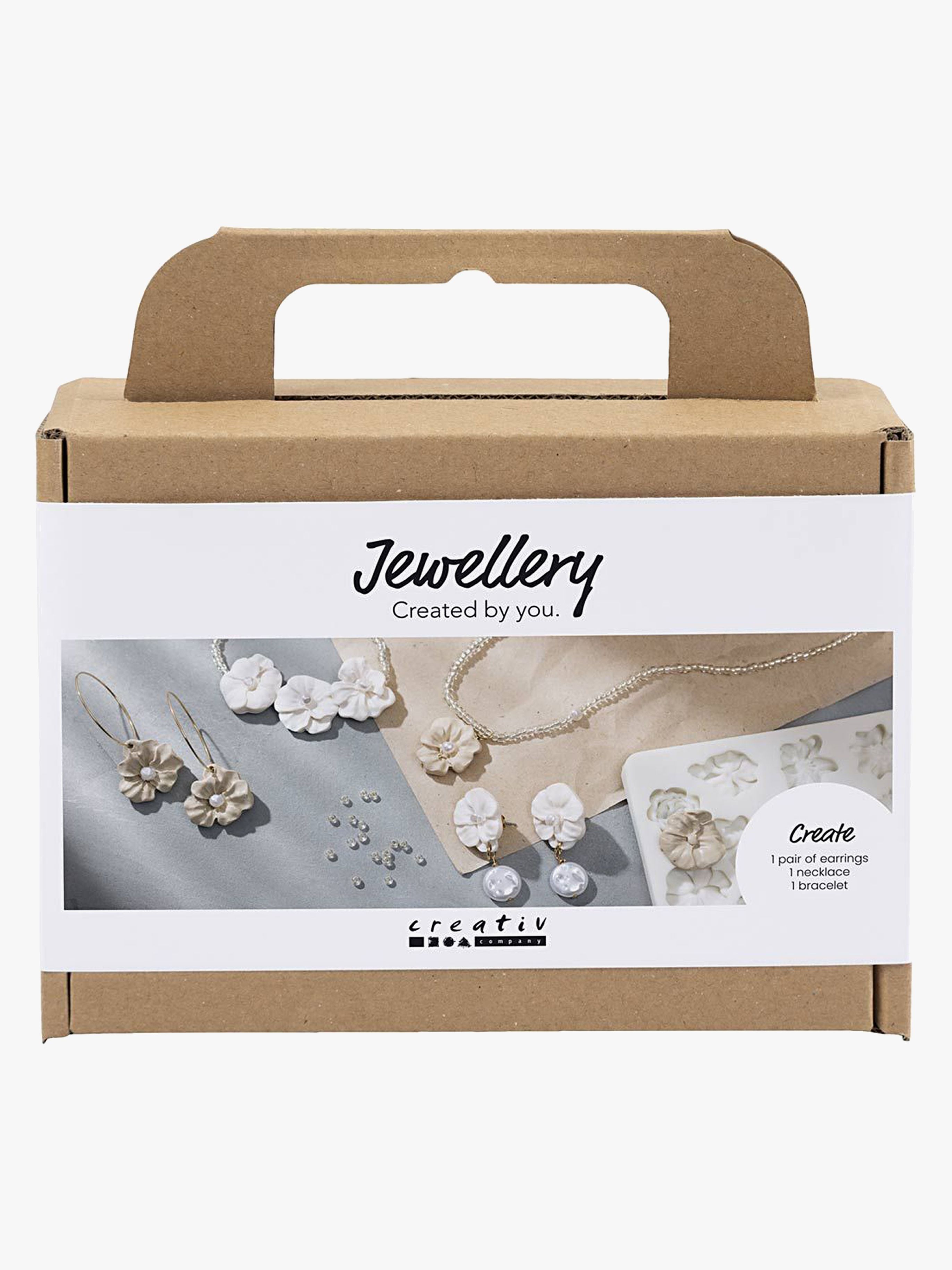 Creativ Company Bastelset Schmuckstücke Blumen DIY