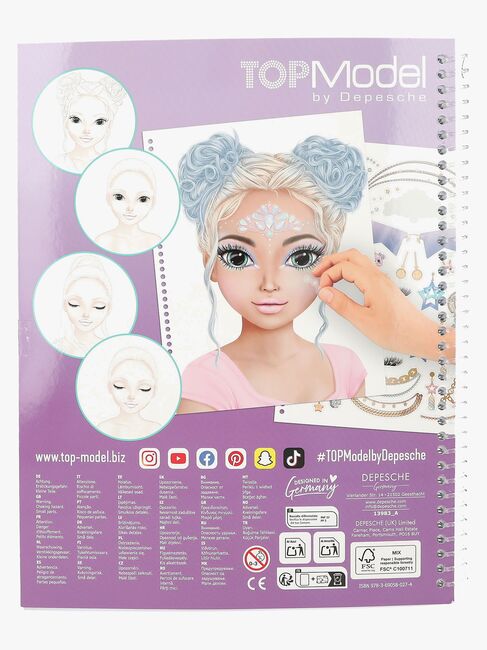 TOPModel Malbuch Create Your Glam Look