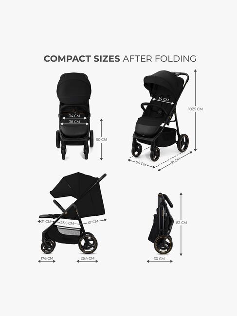 Kinderkraft Trig 3 Buggy, Onyx Black
