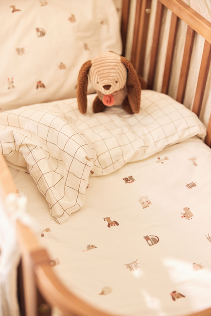 Jollein Bettwäsche 100x140, Animal Friends
