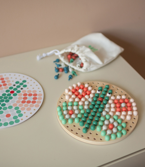 BS Toys Mosaikplatte mit Stiften