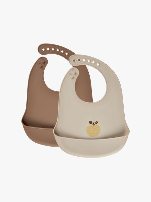 CeLaVi Silicon Lätzchen 2er-Pack, Rubber