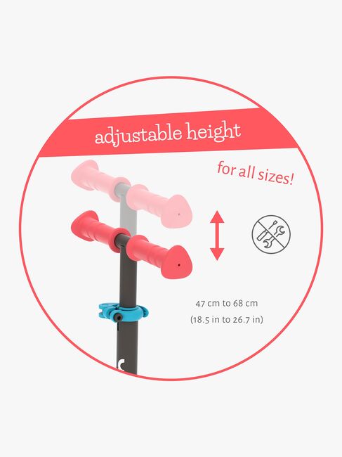 Chillafish Scotti Glow Tretroller, Red