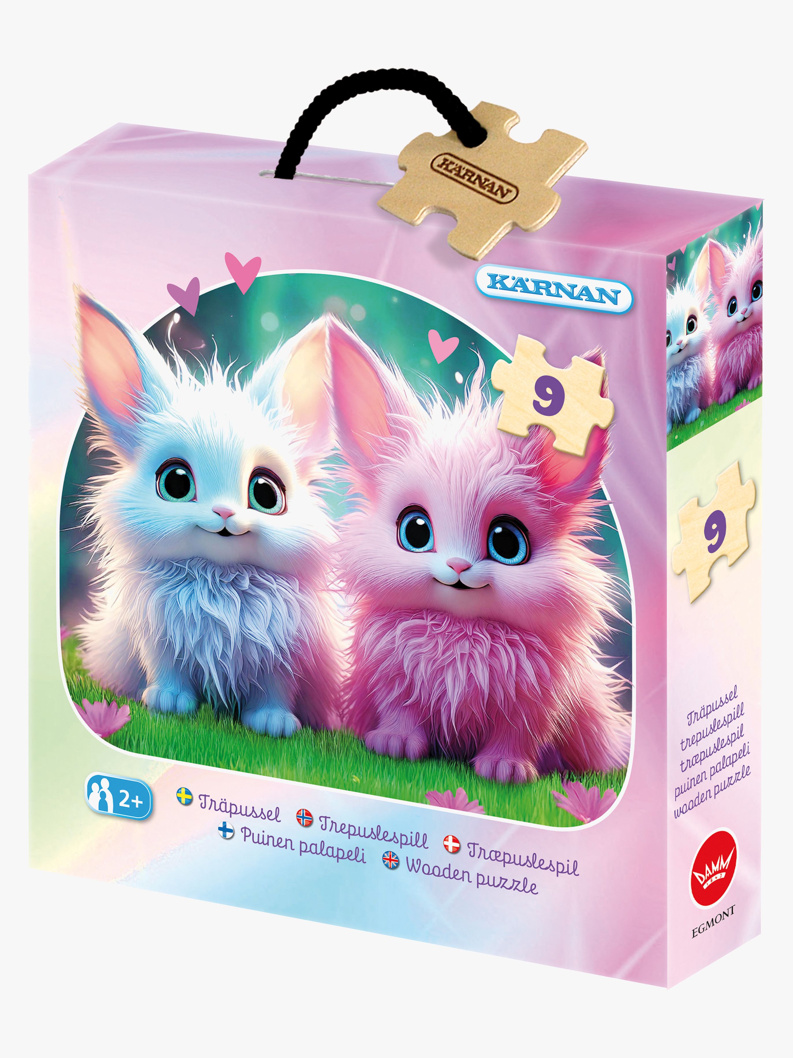 Holzpuzzle Fantasy-Tiere 9 Teile