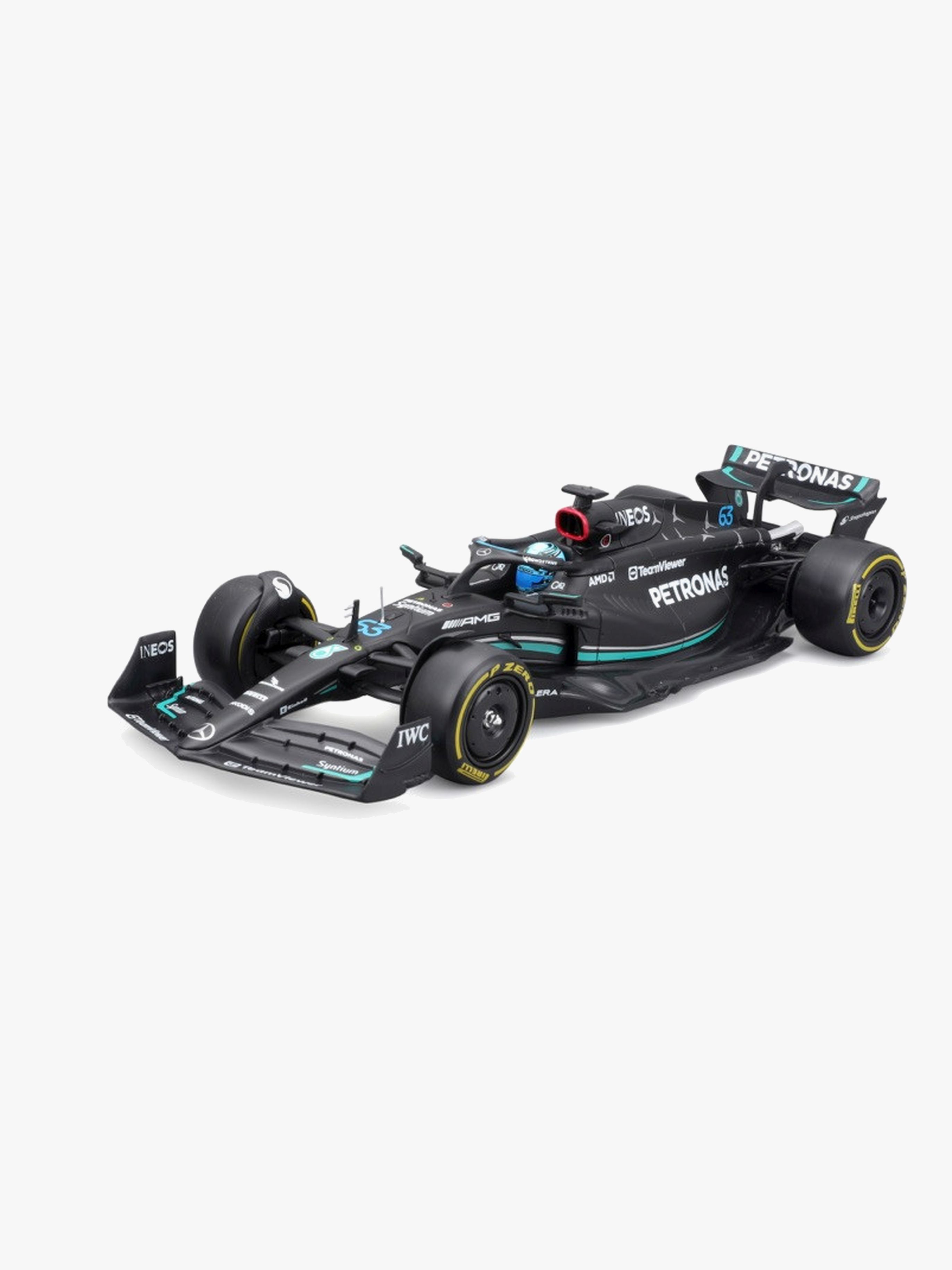 Mercedes W14 F1 Rennauto 2023 Russell 1:24