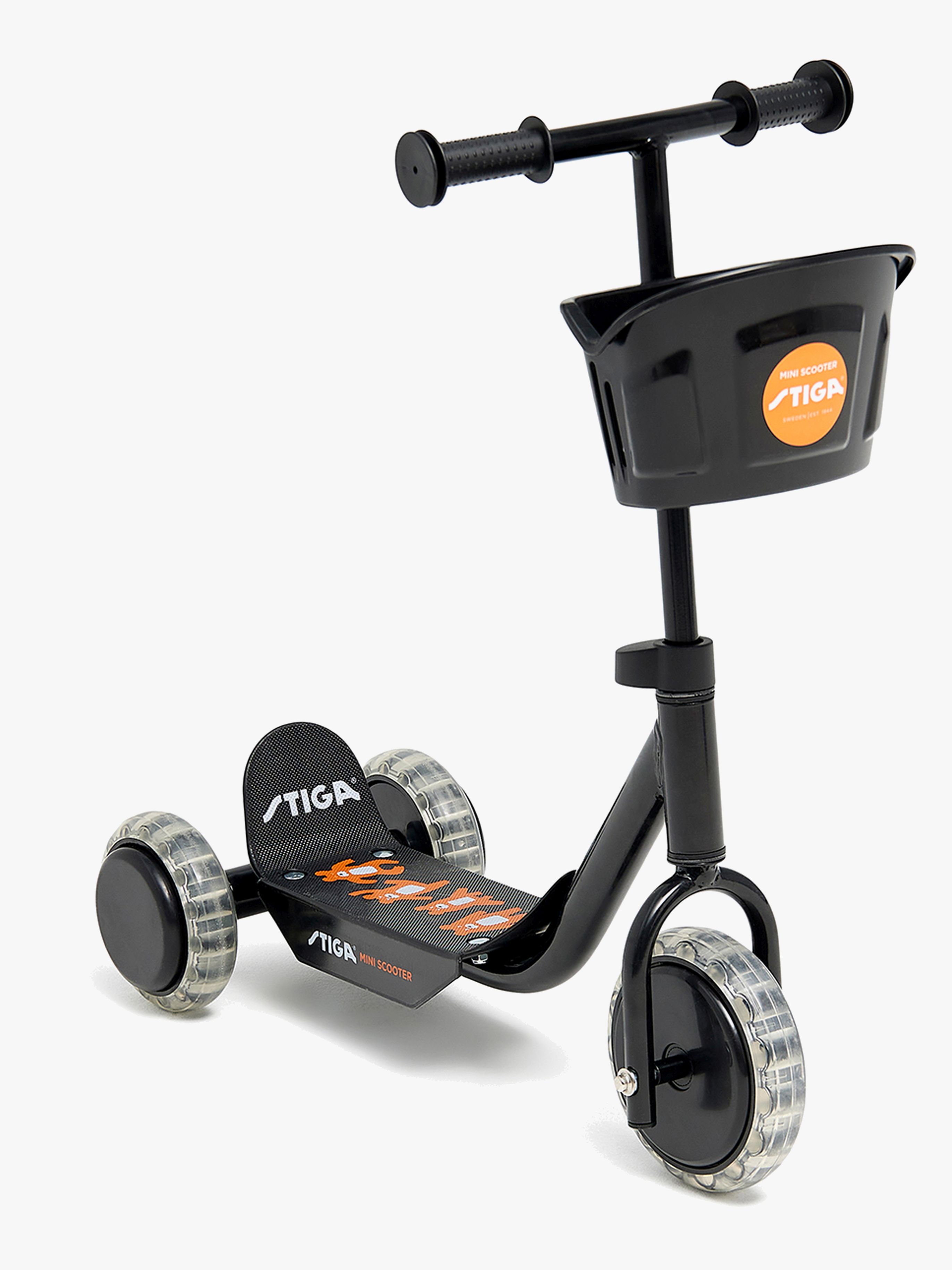 STR Tretroller Mini 3W, Schwarz