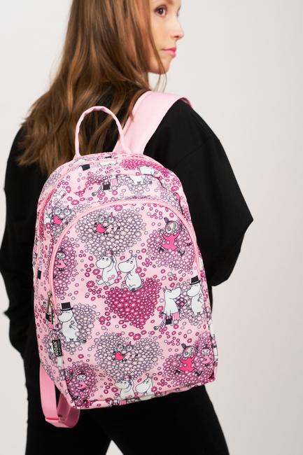 Mumin Sosuli Freunde Rucksack 16L, Rosa