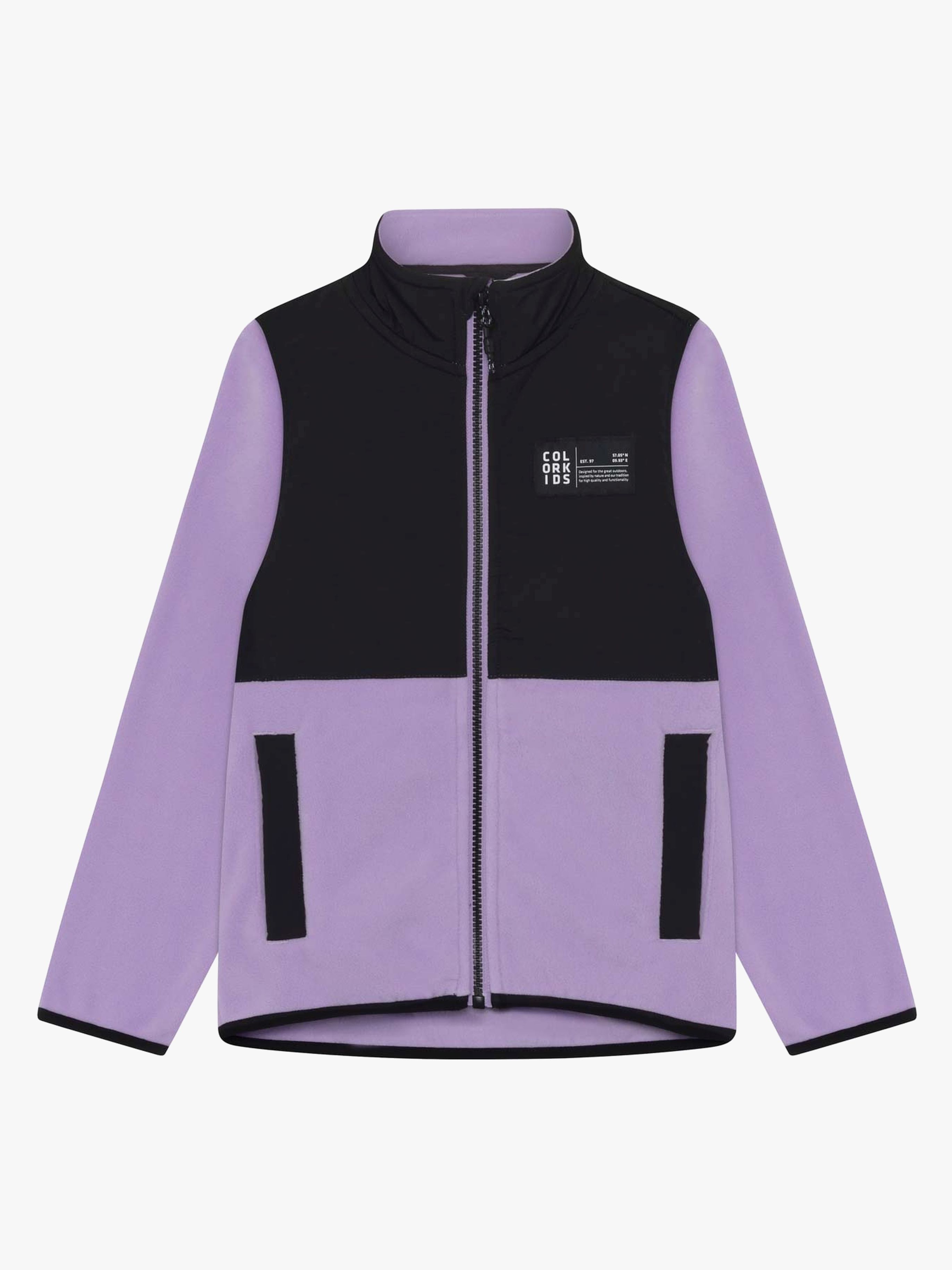 Color Kids Fleecejacke, Purple Rose, 116