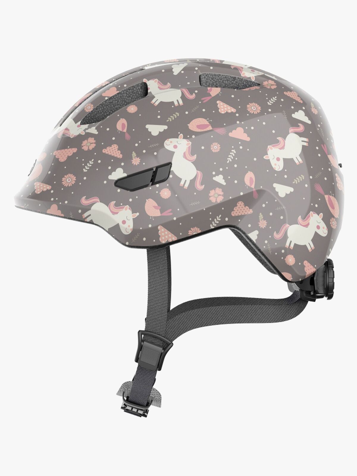 ABUS Smiley Helm, Grey Horse