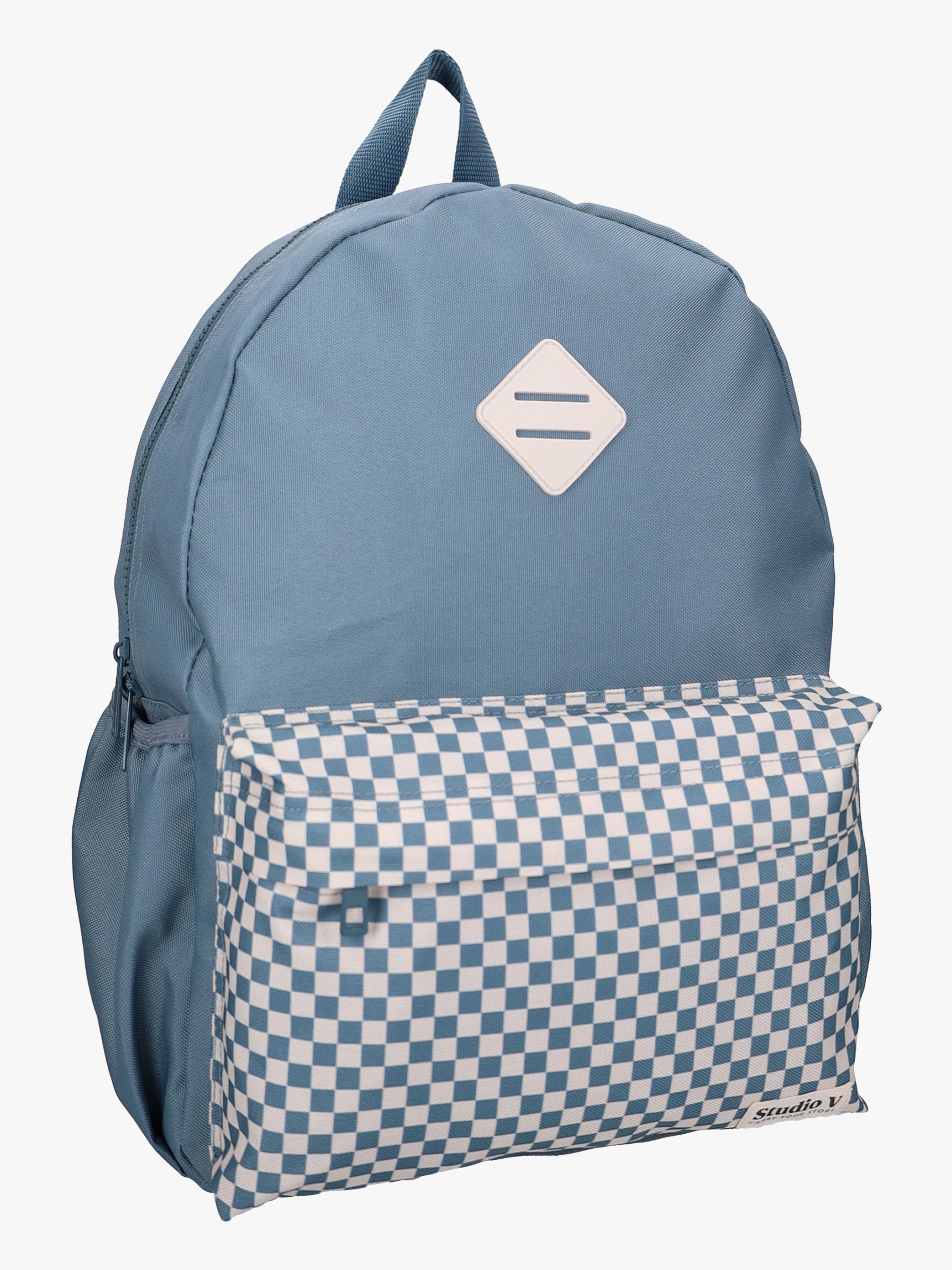 StudioV Kinder Rucksack Double Check 14L, Blau