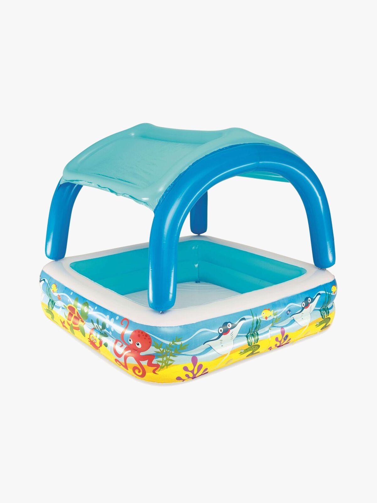 Bestway Planschbecken mit Sonnenschutz 147, Blau