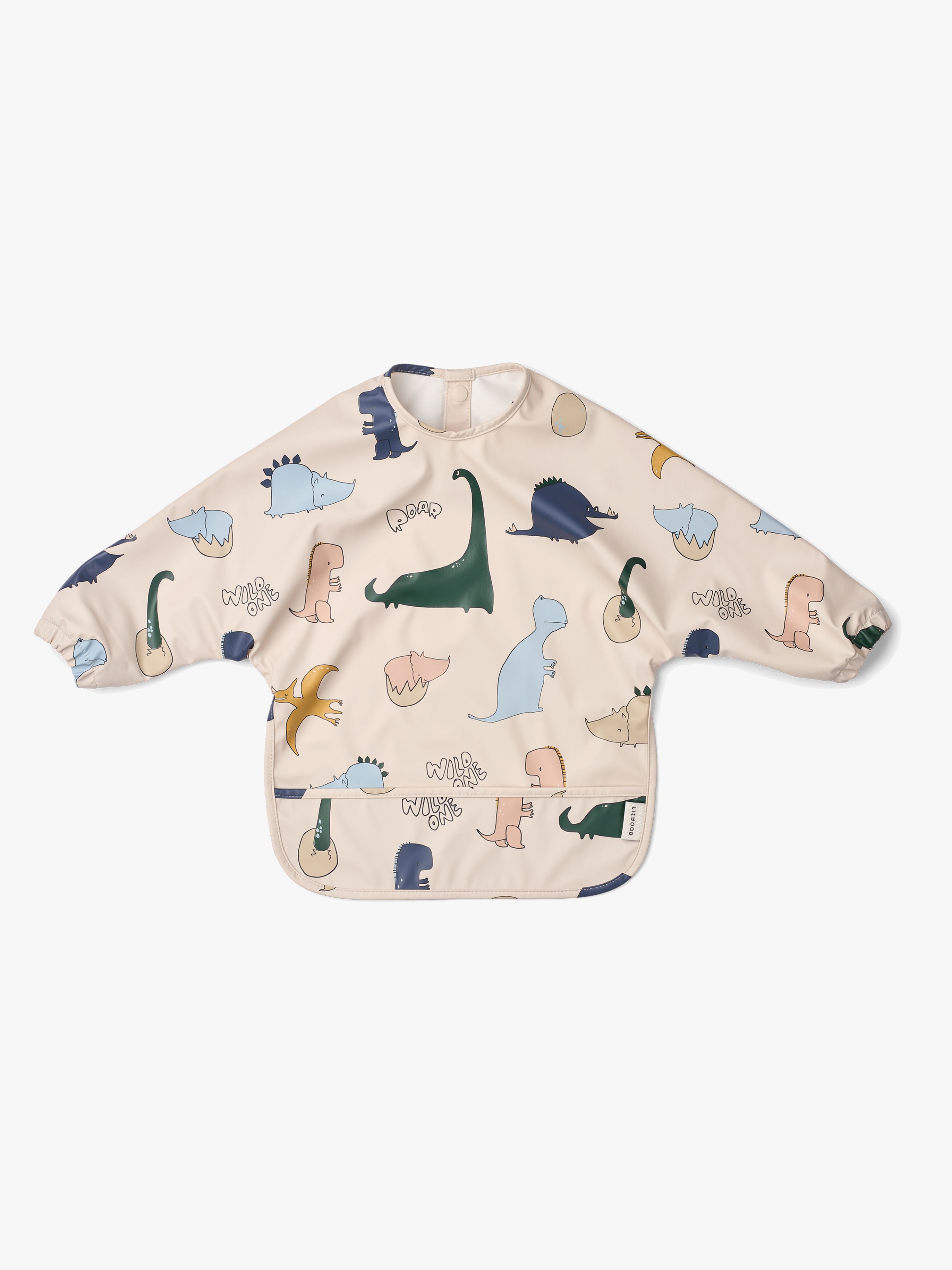 LIEWOOD Merle Cape Lätzchen mit Print, Dino roar/Sandy