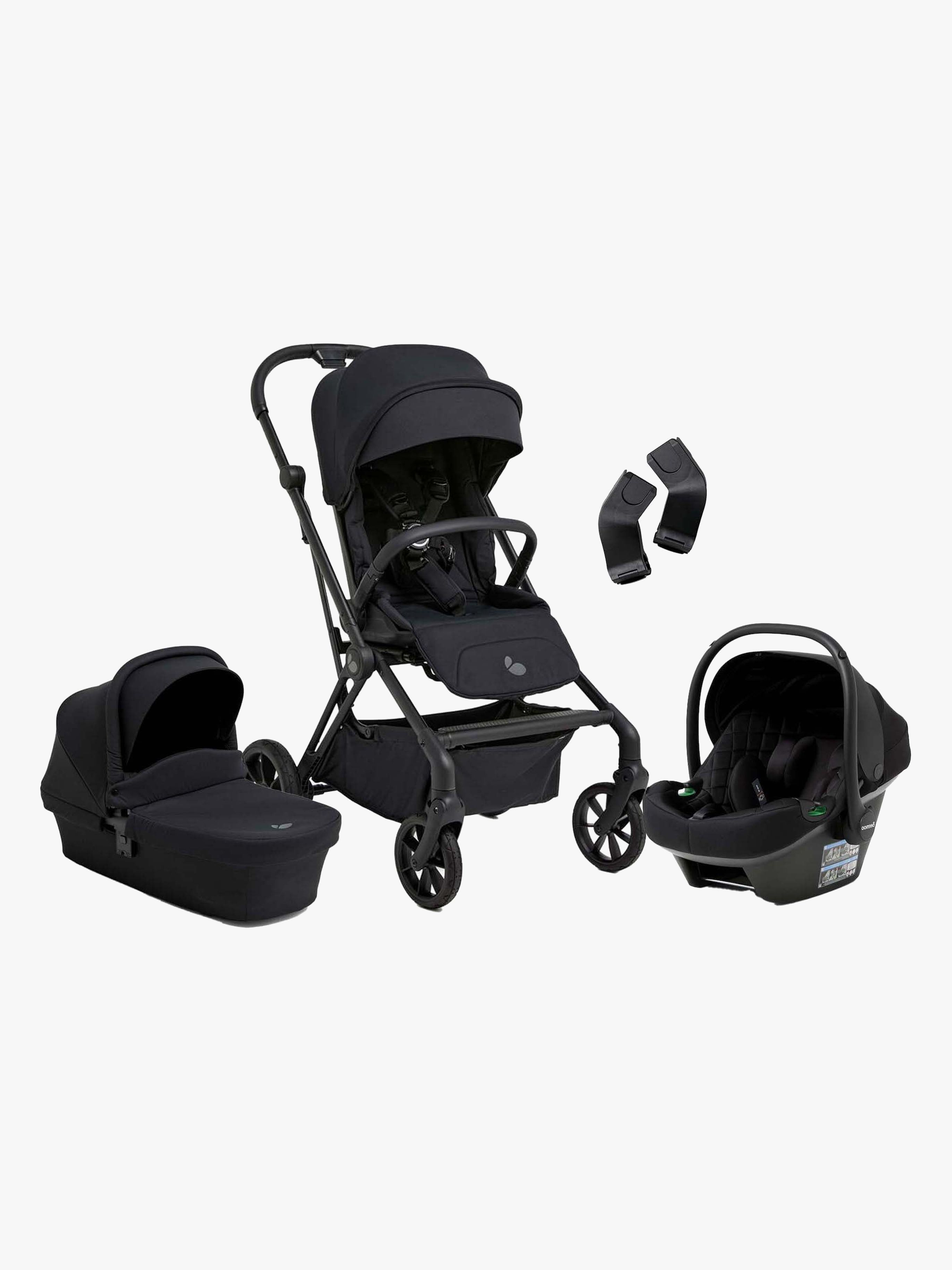 Beemoo Pro Twist Kombiwagen inkl. Beemoo Route Babyschale, Coffee Black/Black Stone