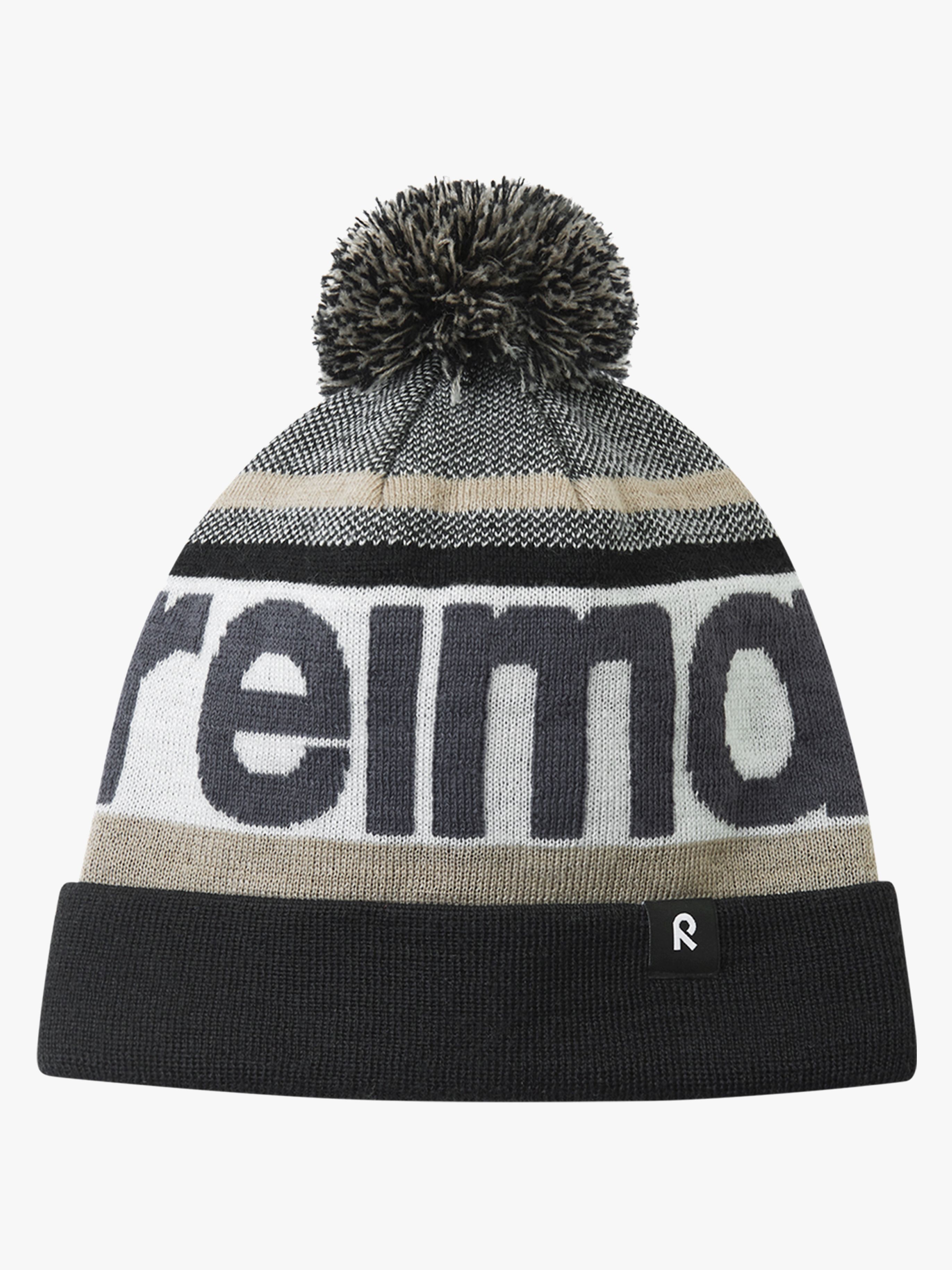 Taasko Mütze Wollmischung, Black, 48-50