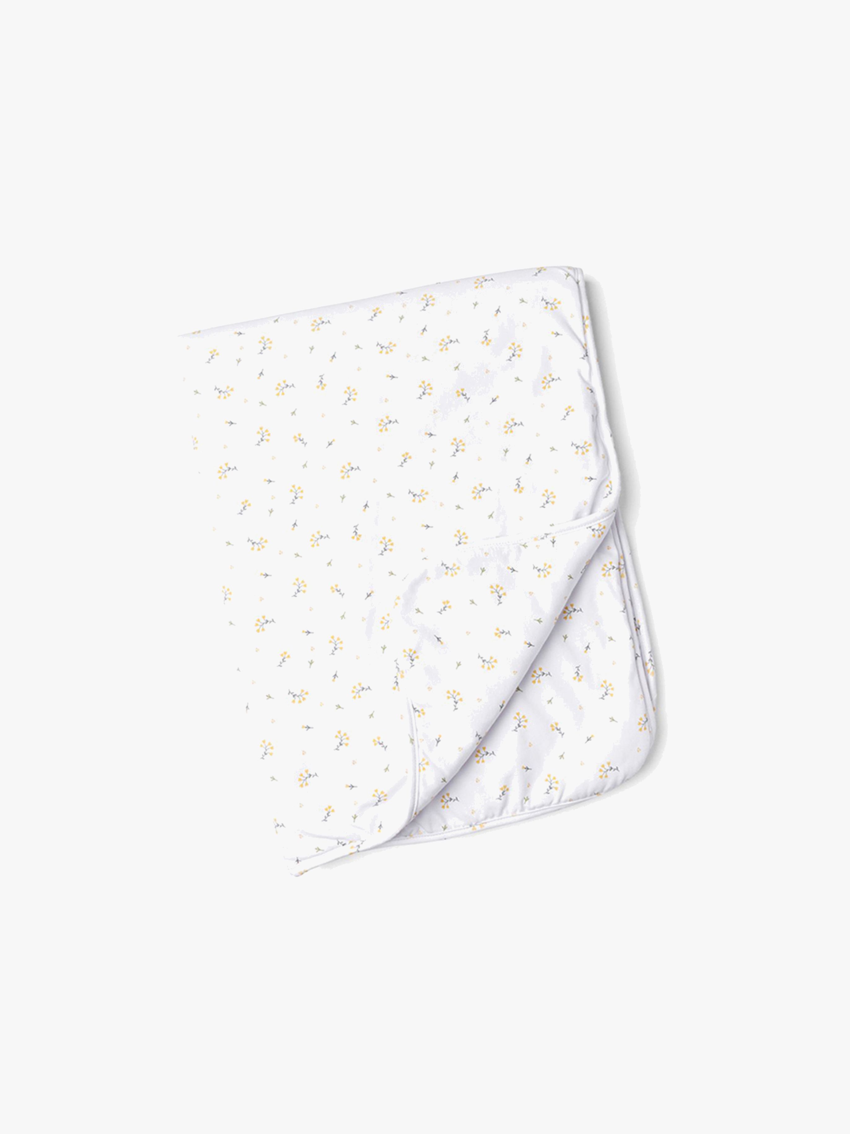 Doomoo Wattierte Decke, Blumen Gelb