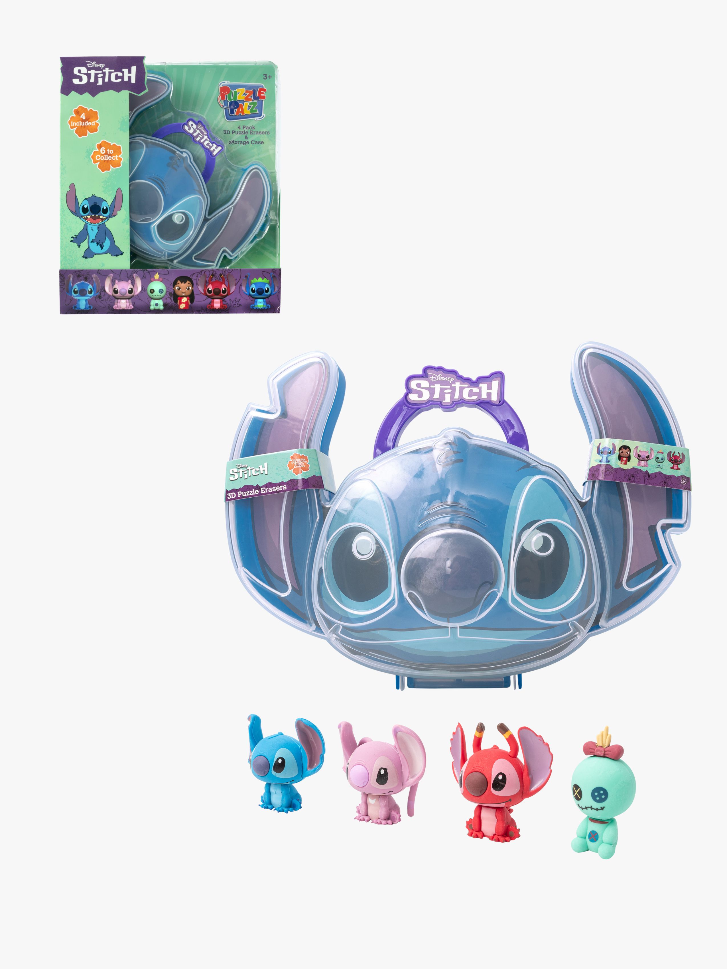 Disney Stitch Puzzle Palz im Koffer, 4er-Pack