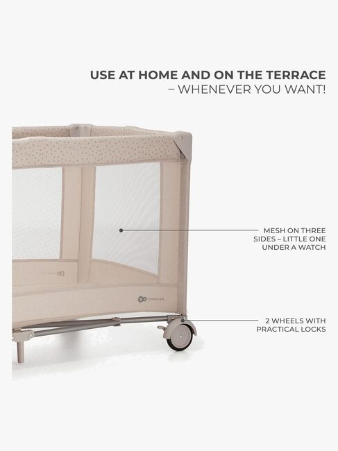 Kinderkraft JOY 2 Reisebett, Beige