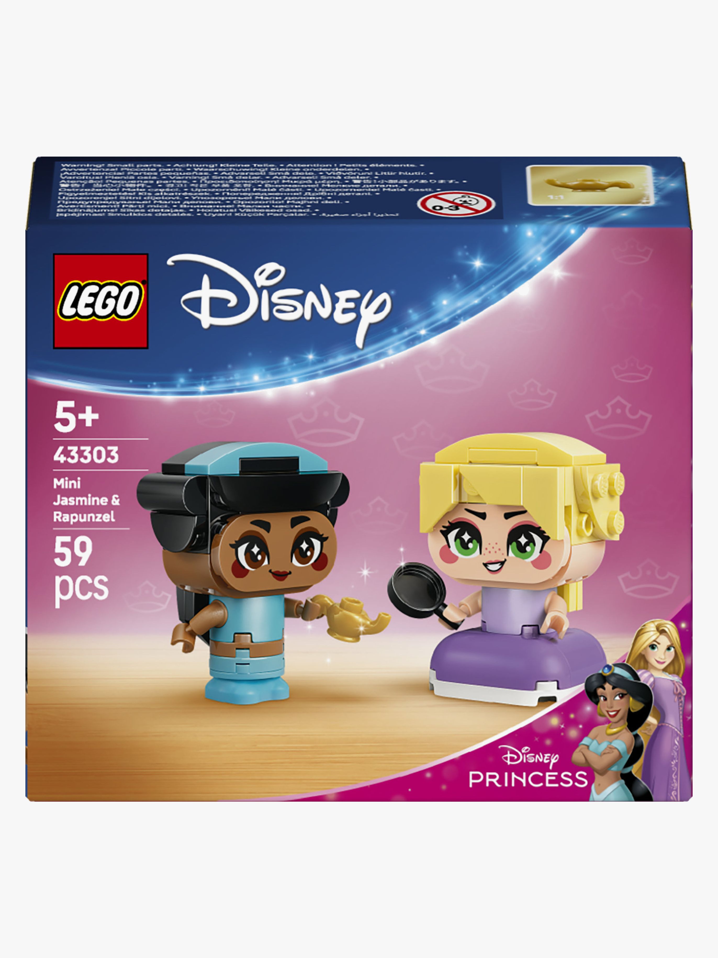 Disney Princess 43303 Die Mini-Prinzessinnen Jasmin und Rapunzel