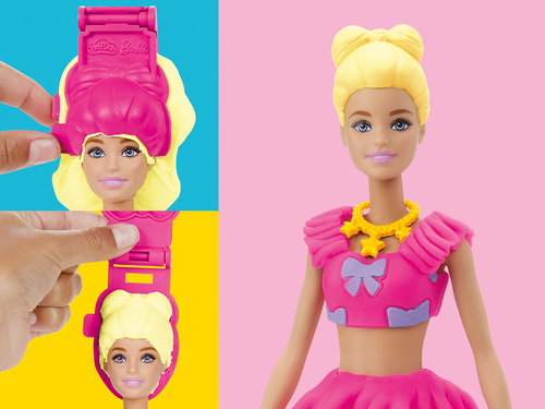 Play-Doh Barbie Knete mit Puppe Rüschen & Schleifen