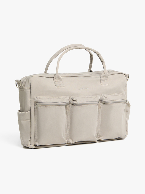 Beemoo Pro Double Wickeltasche, Latte Beige