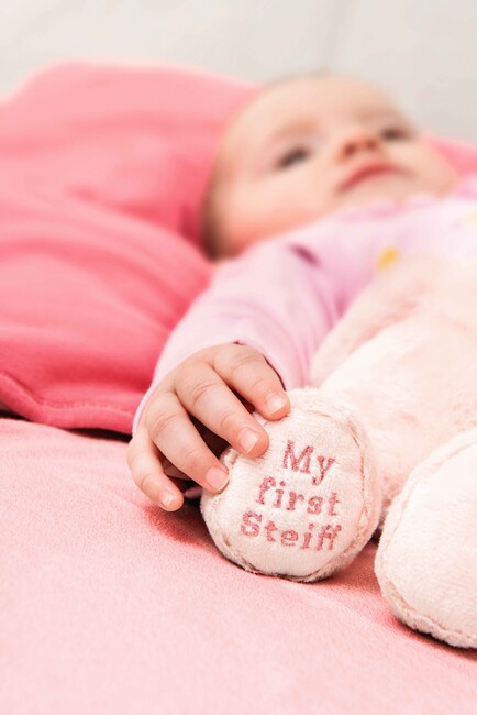 Steiff Kuscheltier Mein Erstes Kaninchen Hoppie 26 cm, Rosa