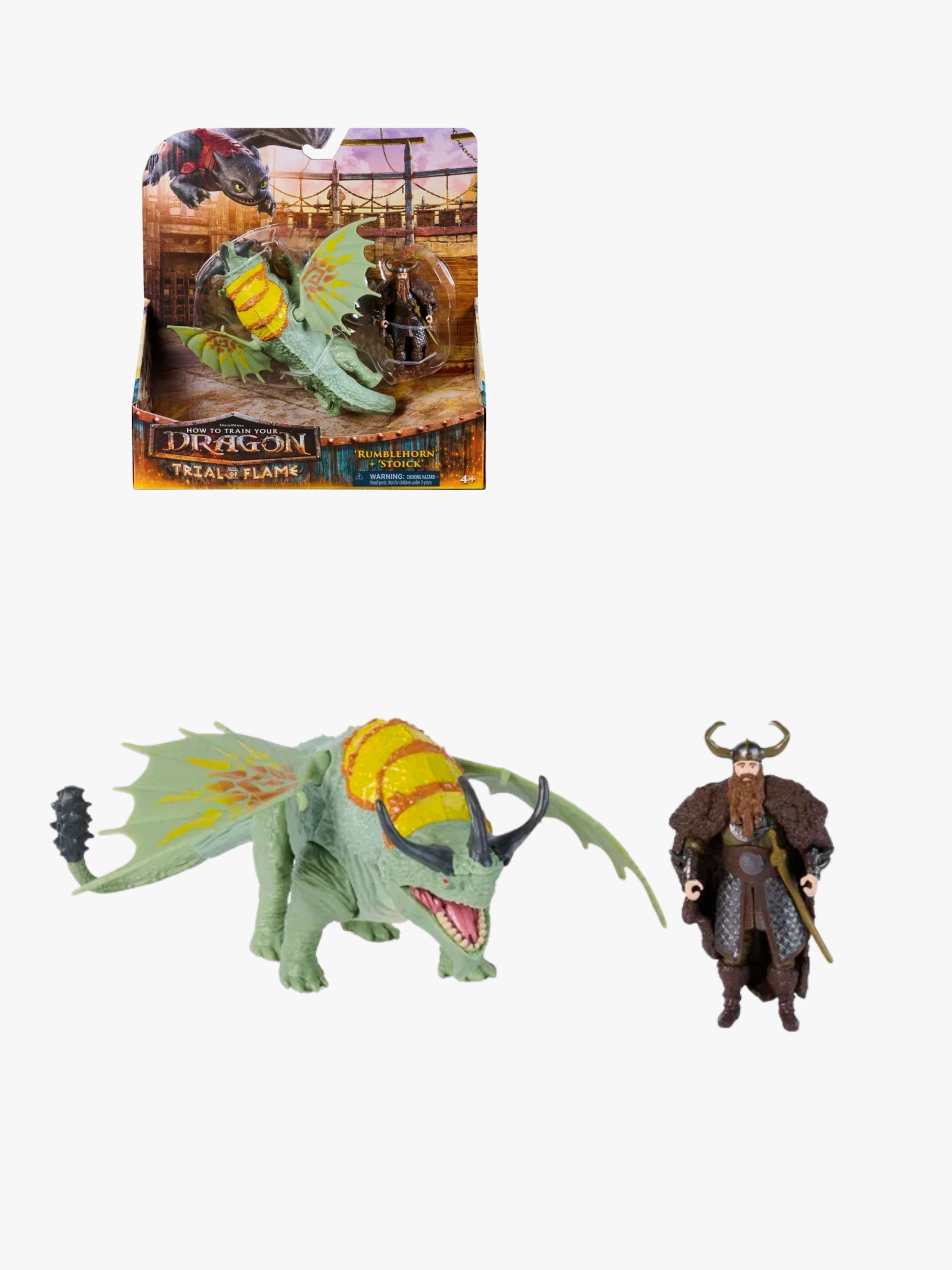 Viking & Dragon Spielzeugset Rumlehorn & Stoick