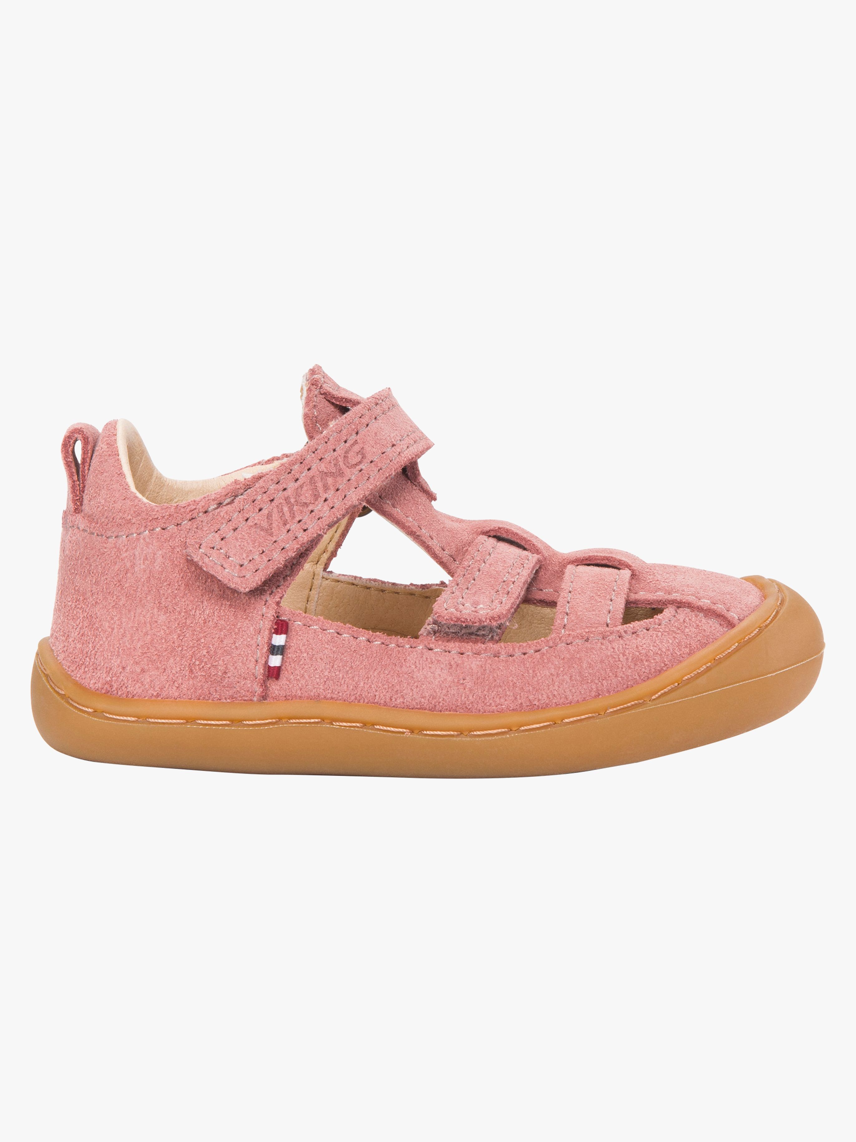 Viking Alv Lind Barefoot 2V Kinder Sandalen, Dusty Pink, 22