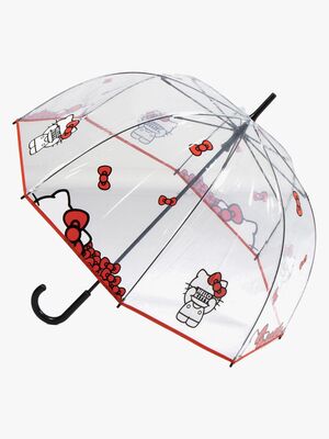 Hello Kitty Regenschirm, Durchsichtig