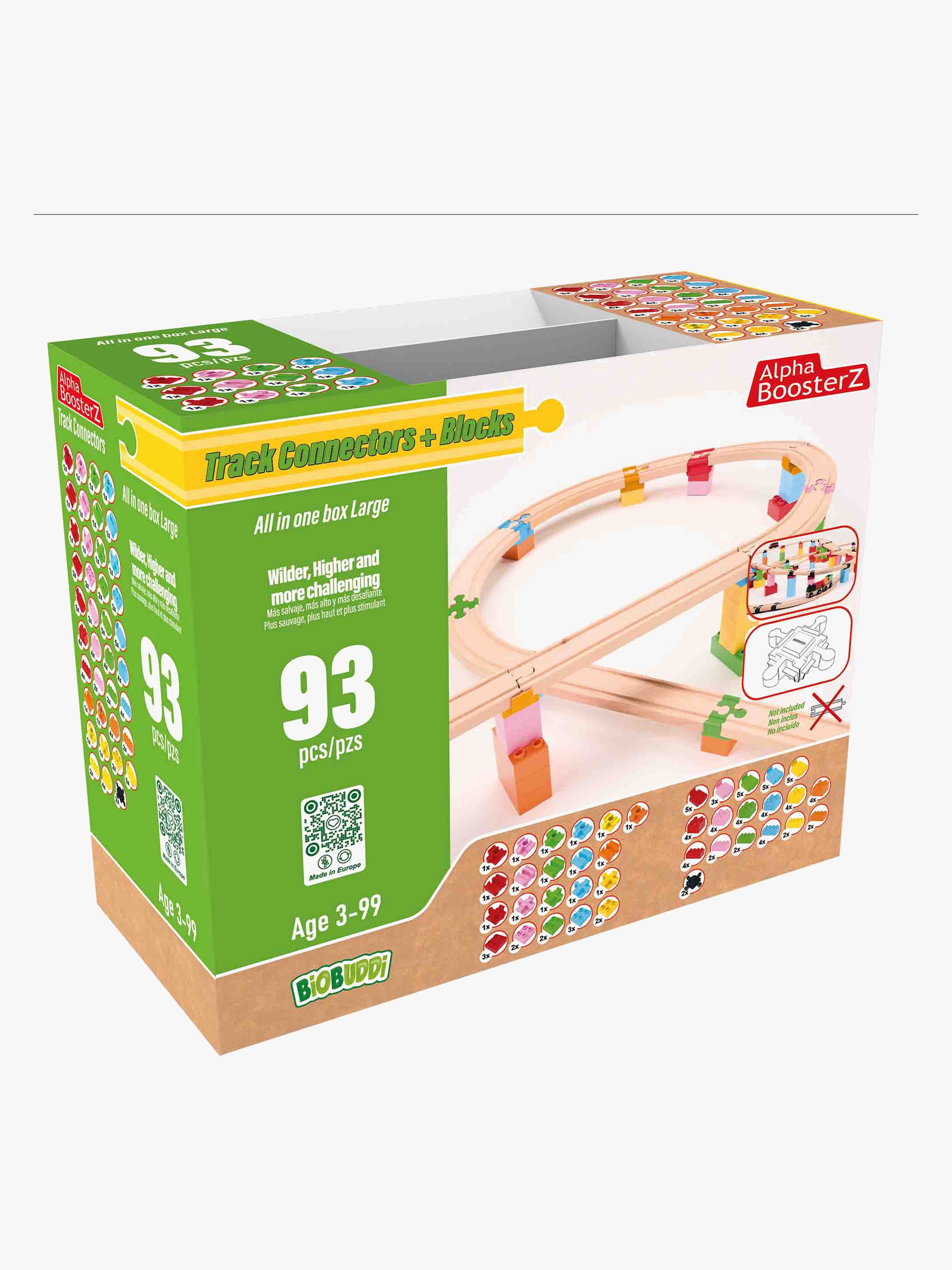 Alpha BoosterZ Track Connectors All In One Block Box Large Bausatz 93 Teile