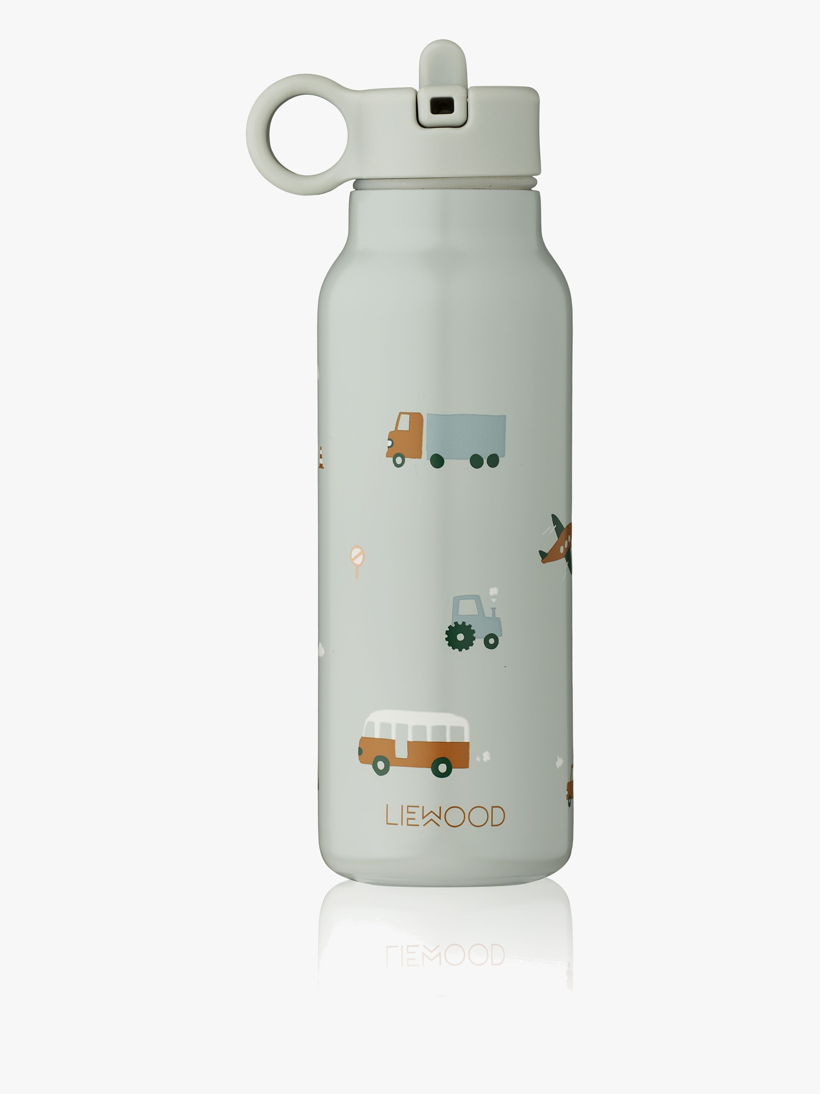LIEWOOD Falk Trinkflasche 350 ml, Vehicles/Dove Blue