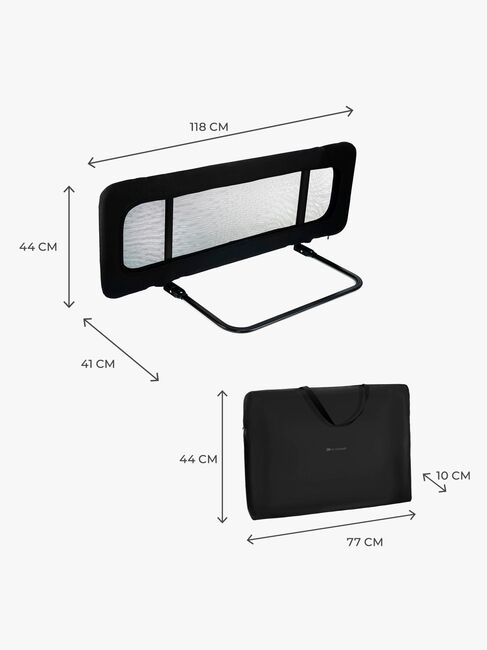 Kinderkraft Guard&Dream Bettbegrenzung, Schwarz