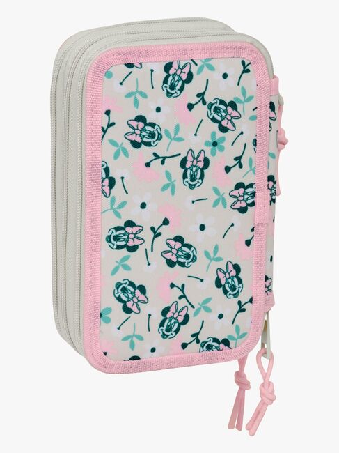 Disney Minnie Maus Gefülltes Dreifach-Federmäppchen 37 Teile, Bright