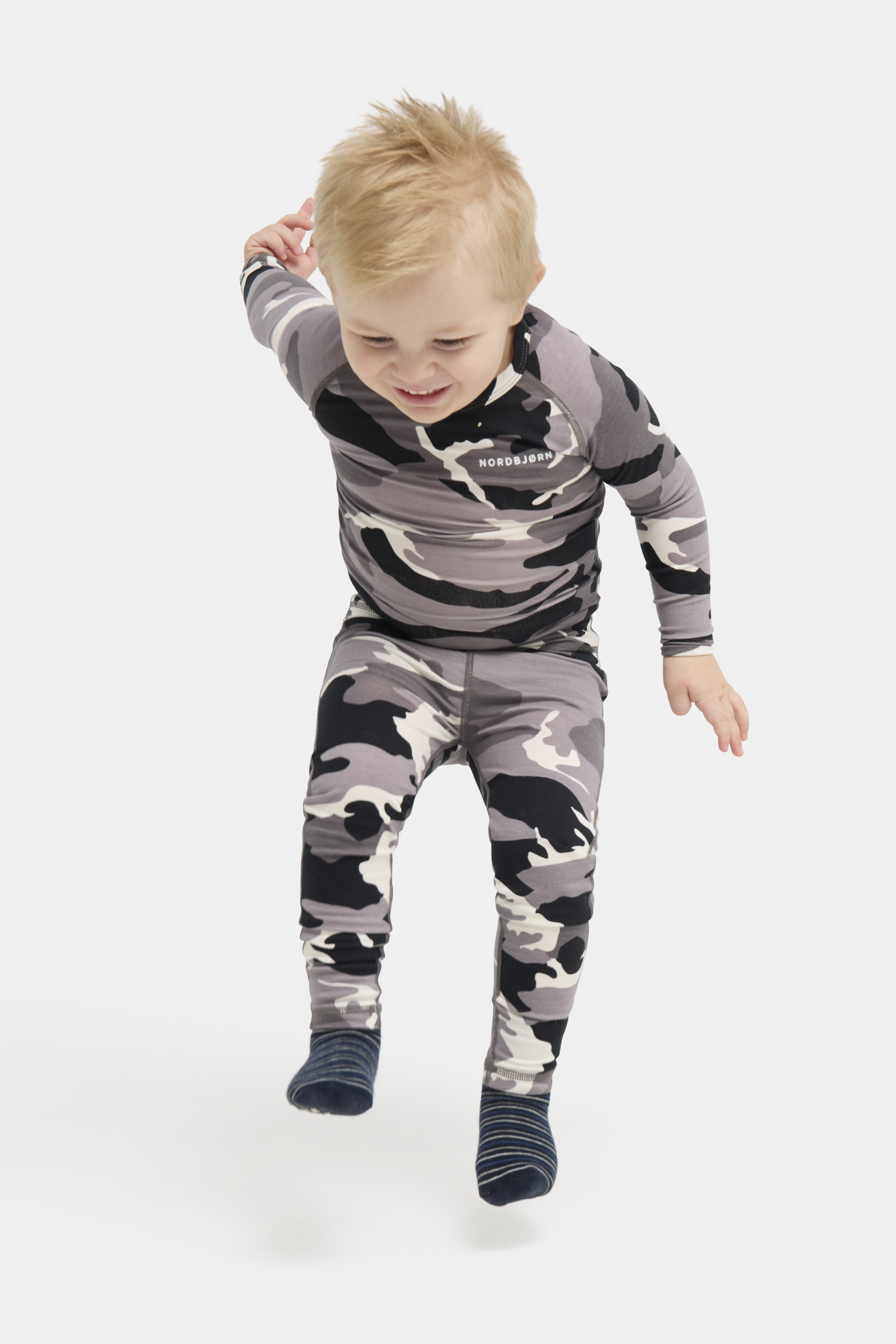 Nordbjørn Verbier Funktionsunterwäsche Bambus, Camo Black, 90