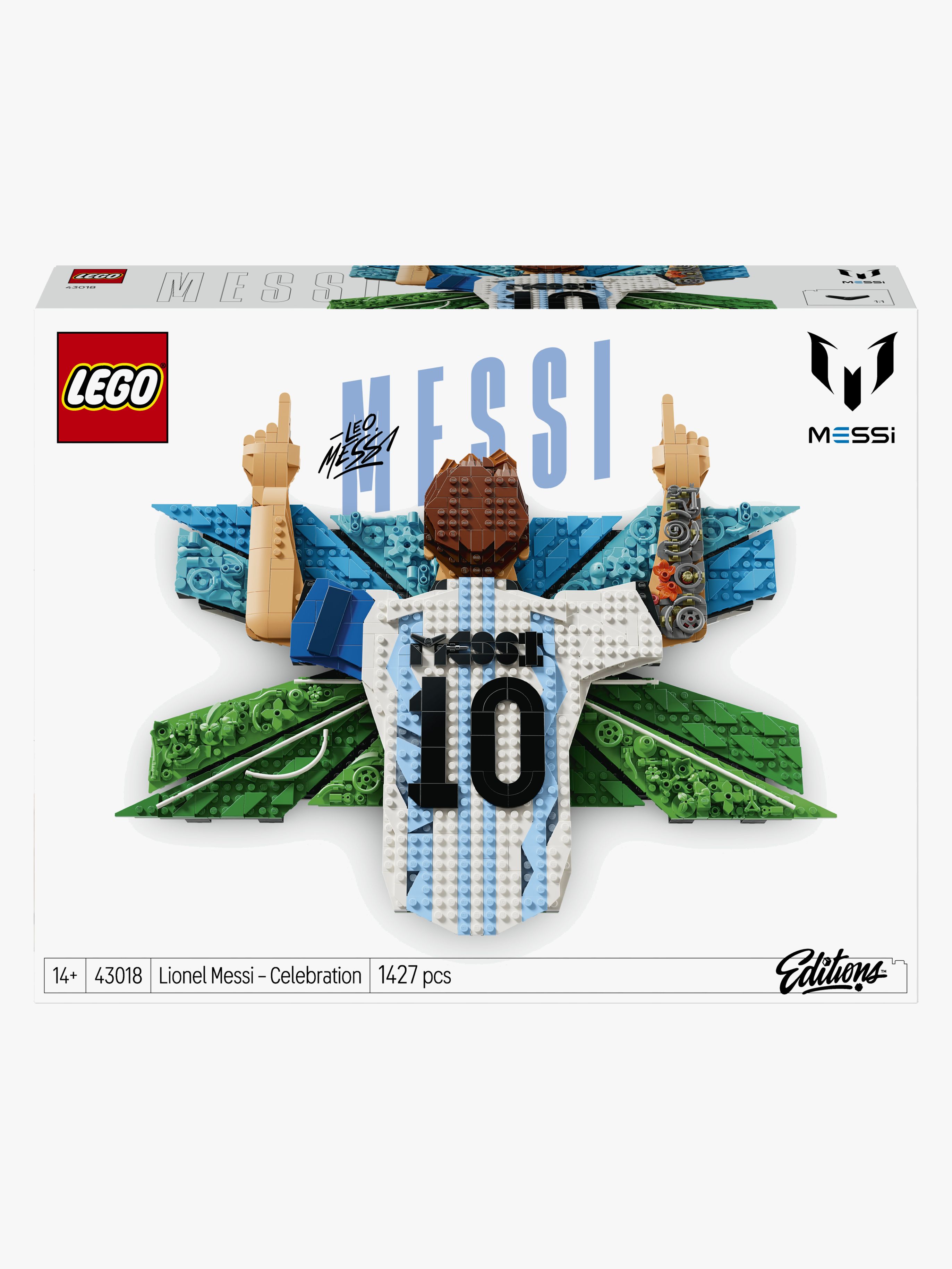 LEGO Editions Football 43018 Lionel Messi – Torjubel