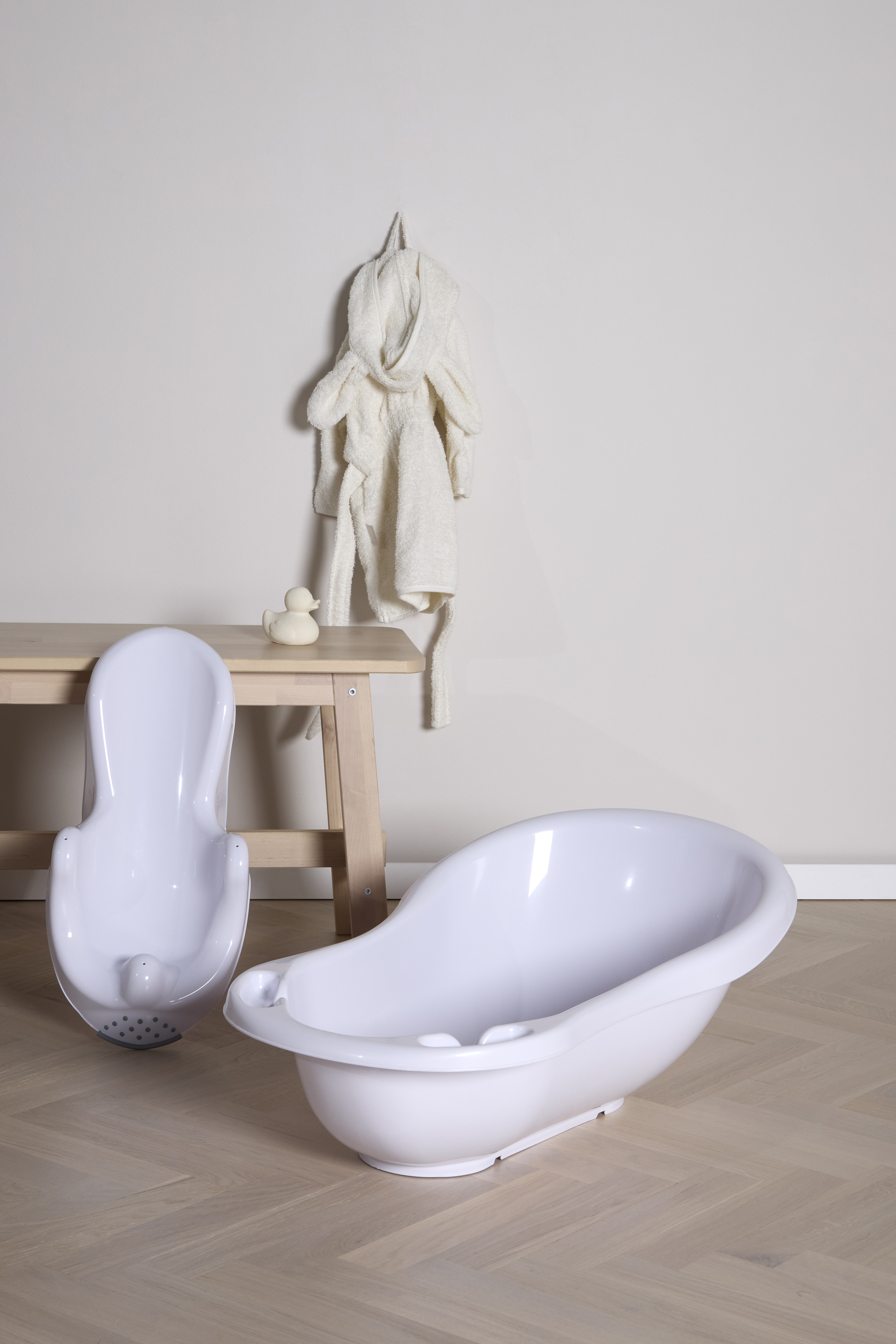 Beemoo CARE Badewanne mit Badesitz, Weiß