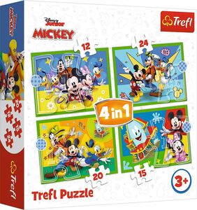 Trefl Micky Maus Puzzles 4-in-1
