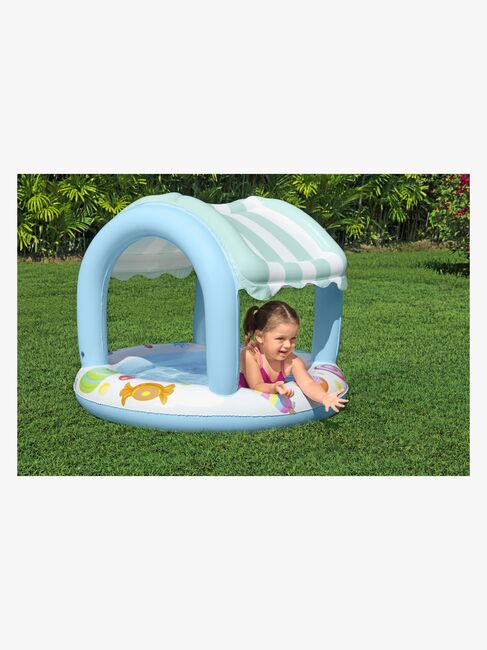 Bestway Sweet Shoppe Kinderpool mit Sonnenschutz 104 x 84 cm