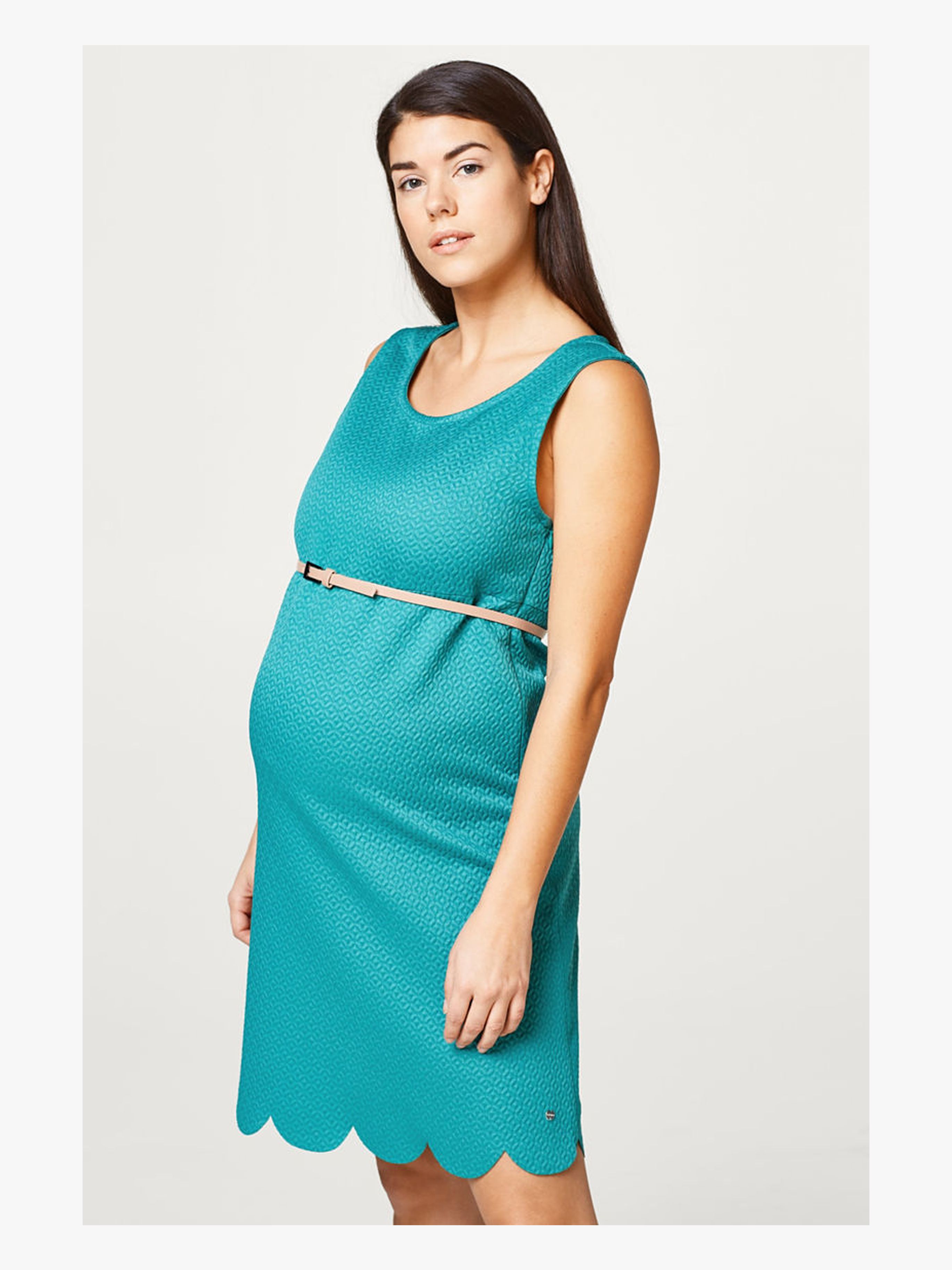 ESPRIT Jacquard Kleid, Evergreen 38