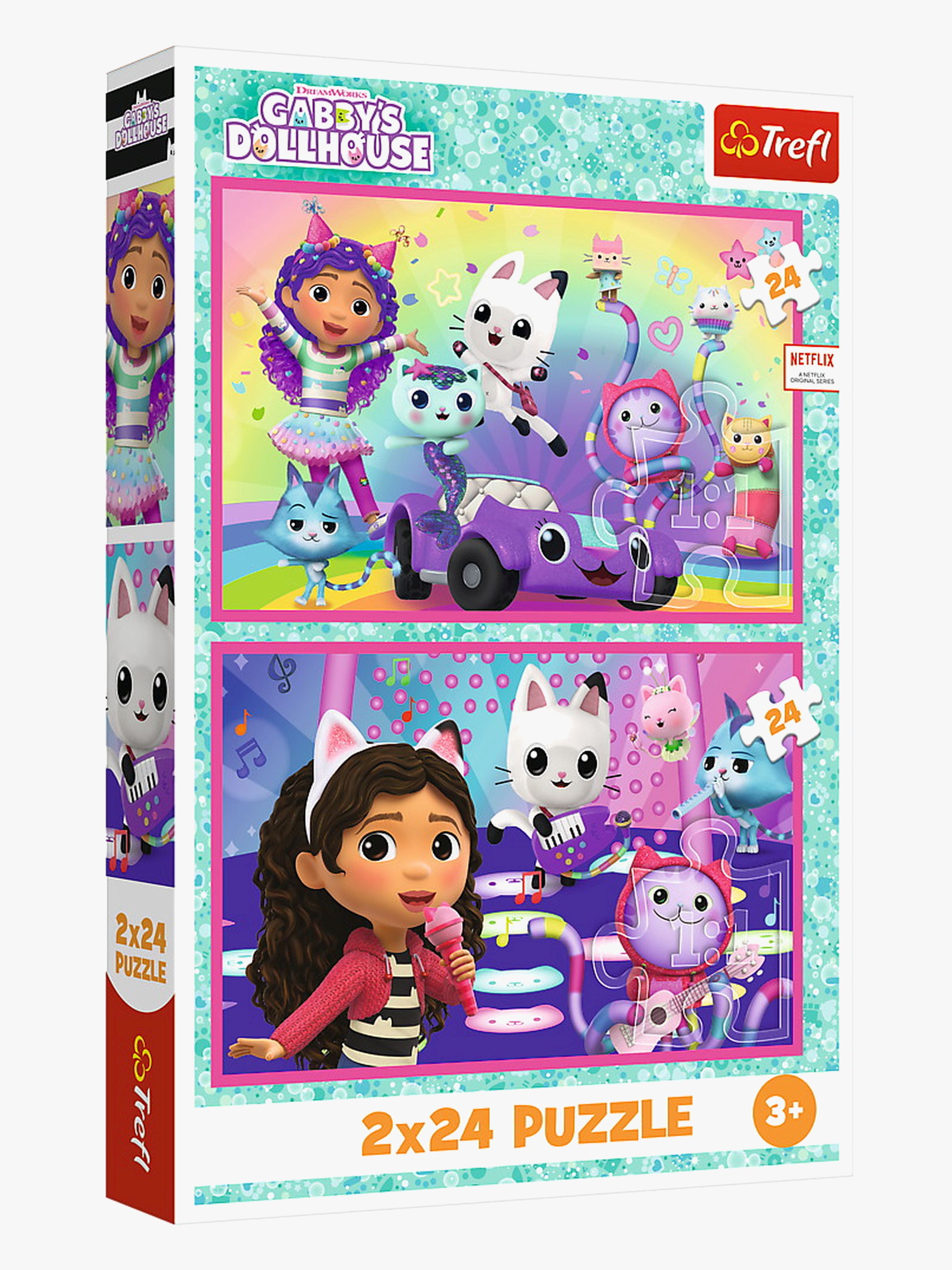 Trefl Gabby's Dollhouse Puzzles 2x24 Teile