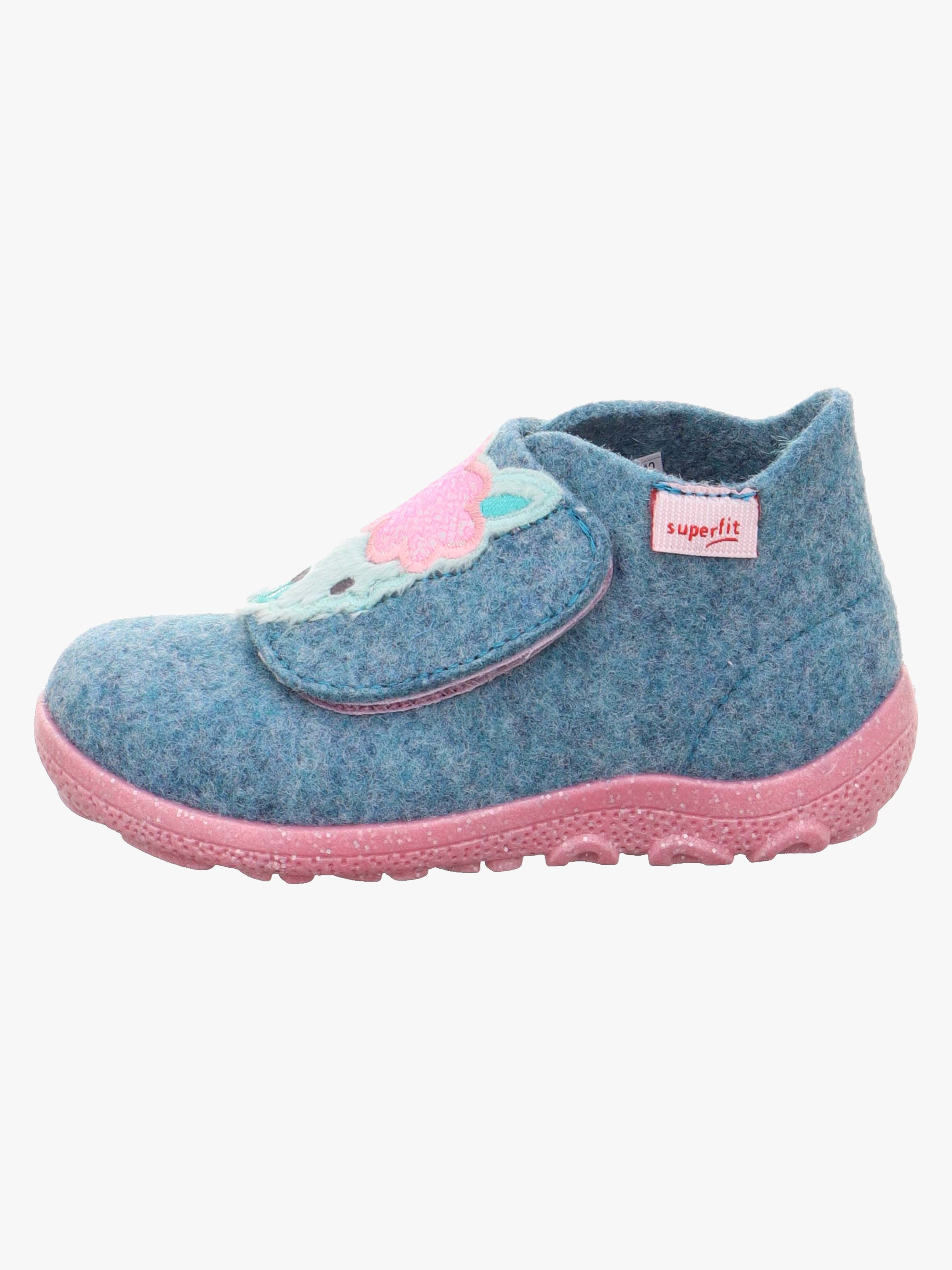 Superfit Happy Octi Hausschuhe, Light Green, 27