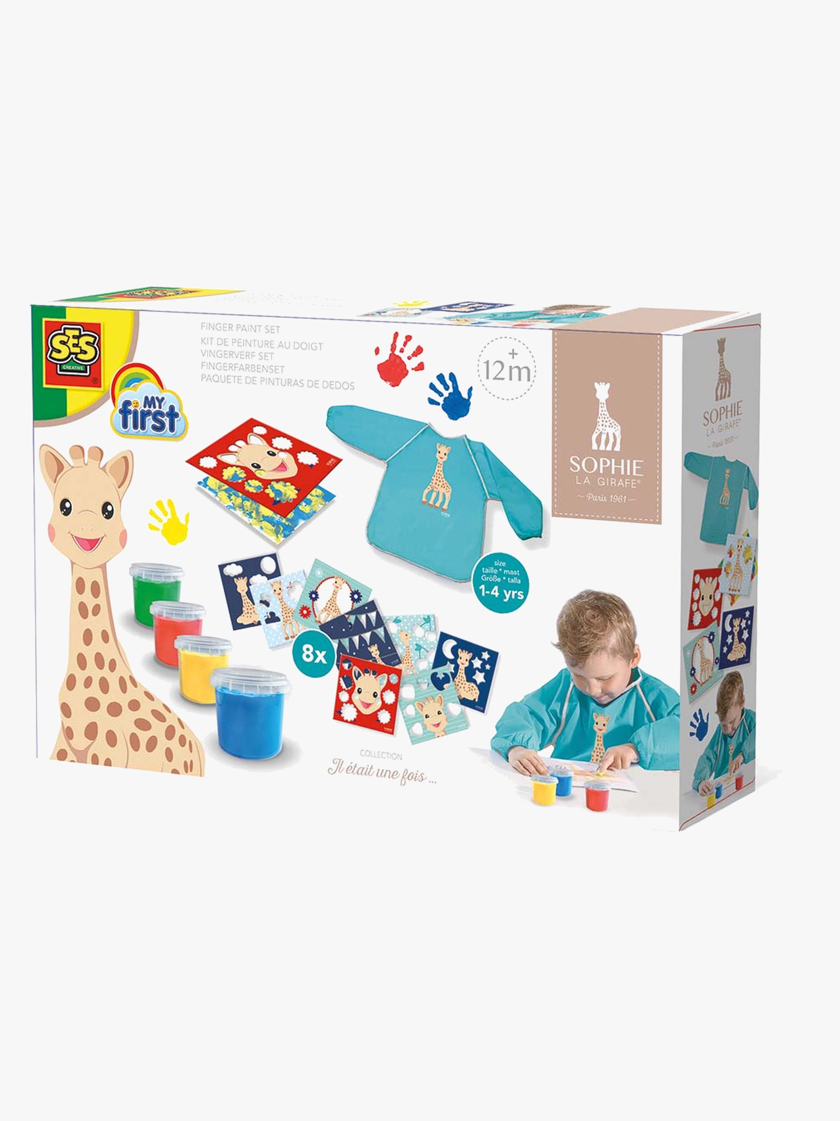 Sophie la girafe Bastelset Fingerfarben