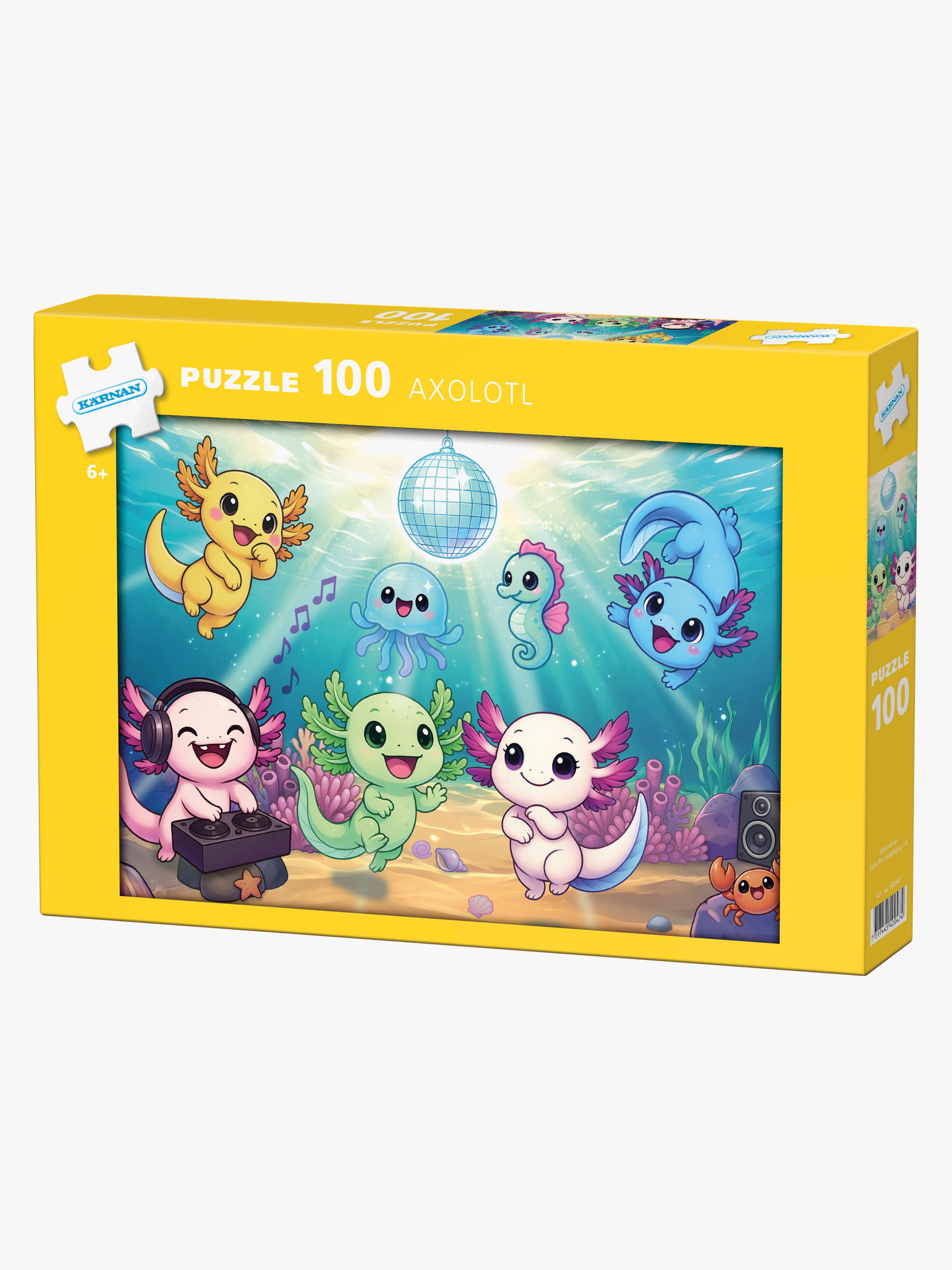 Egmont Kärnan Axolotl Puzzle 100 Teile
