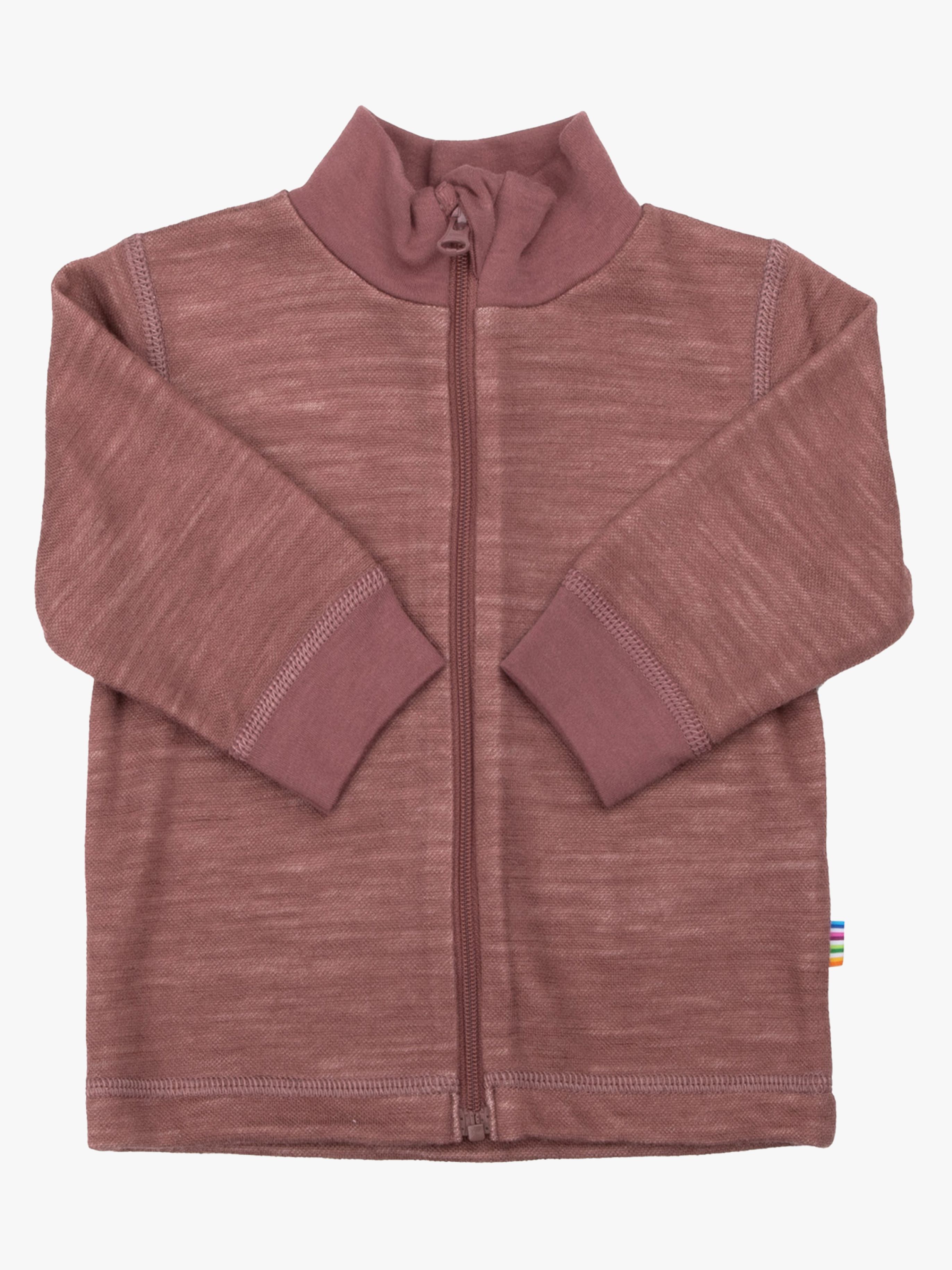 Joha Pullover Zip Merinomix, Dark Rose, 70