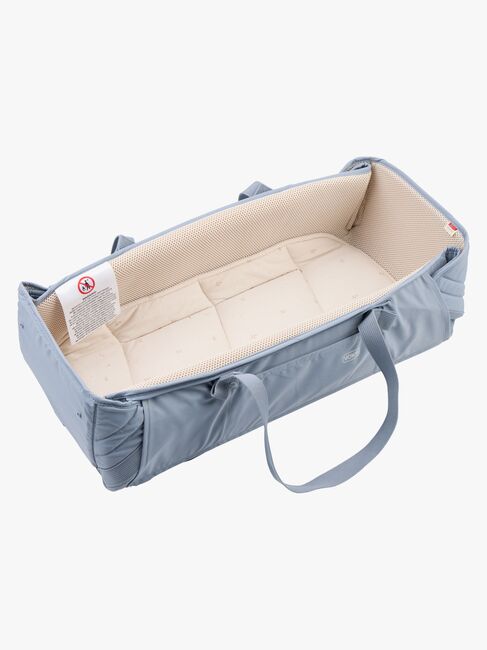 Voksi Carry Me Babytragetasche, Misty Blue Leaf