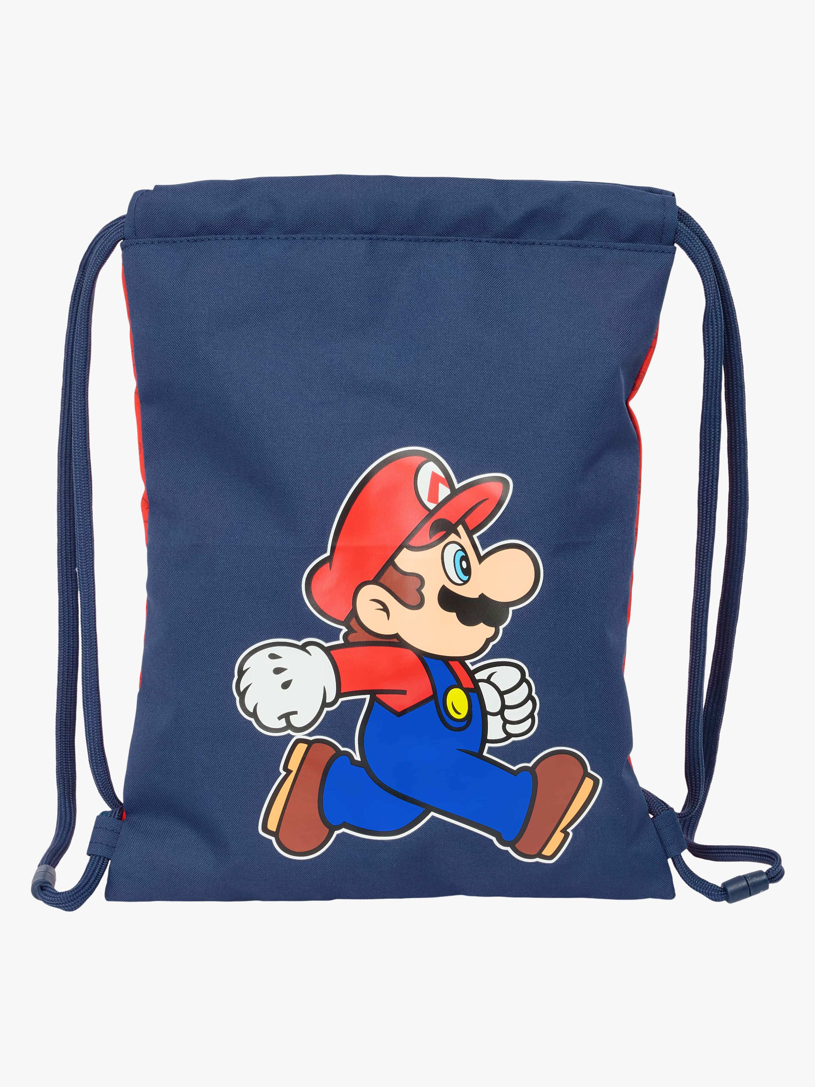 Nintendo Super Mario Turnbeutel Trick, Dunkelblau/Rot