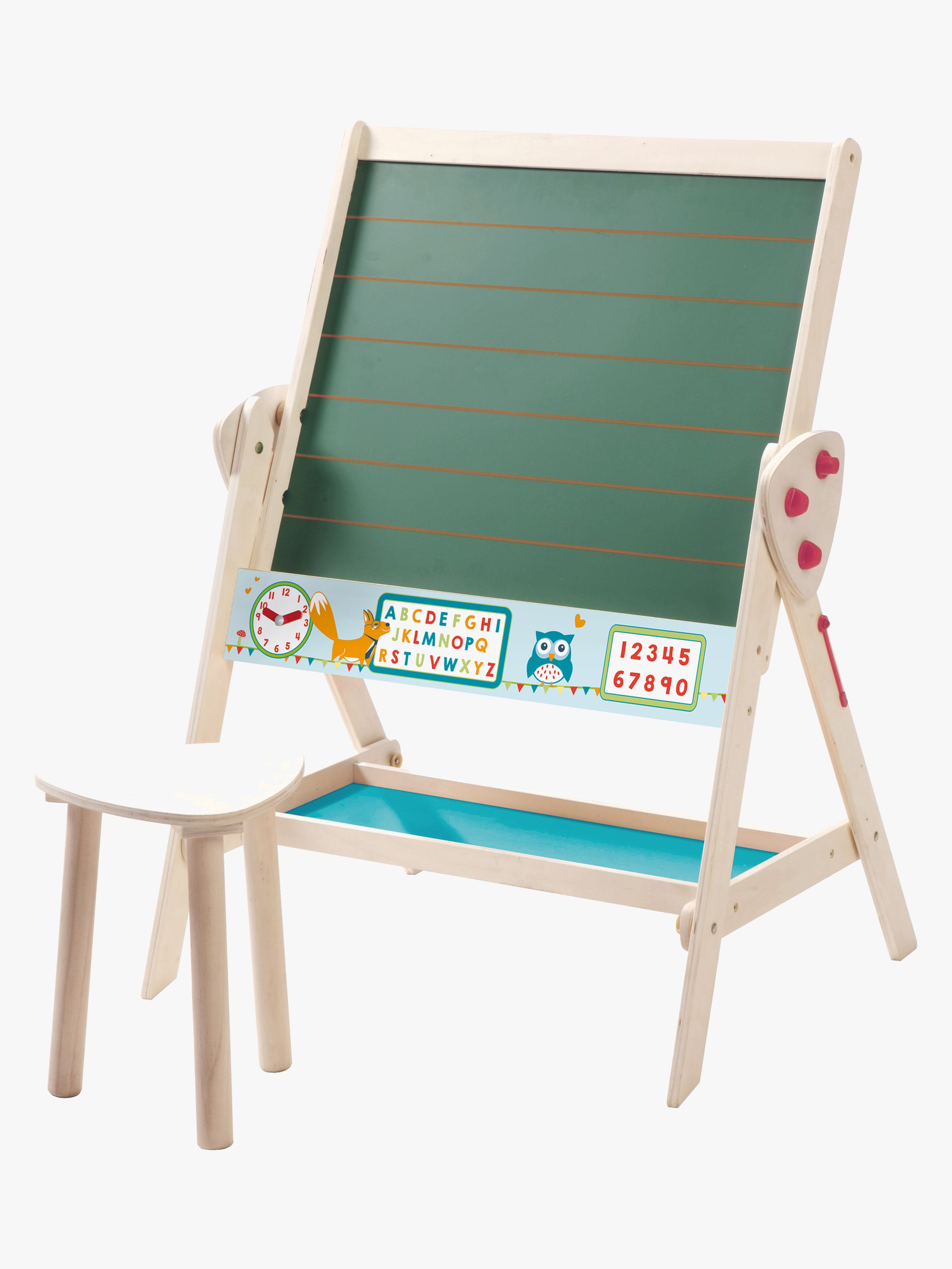Roba Easel 3-in-1 Tafel mit Regal &  Hocker
