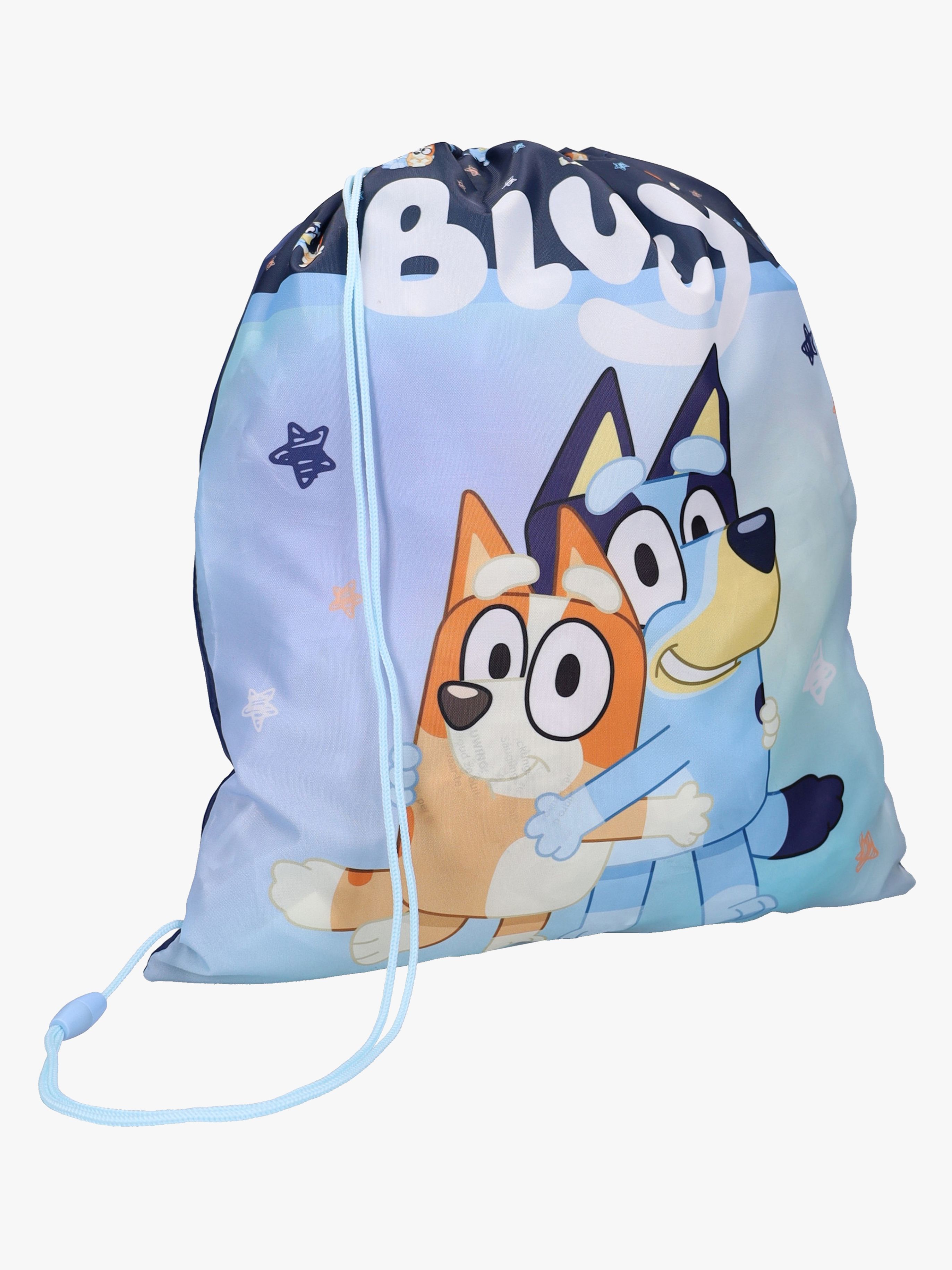 Bluey Turnbeutel Smoochy Kiss, Blau