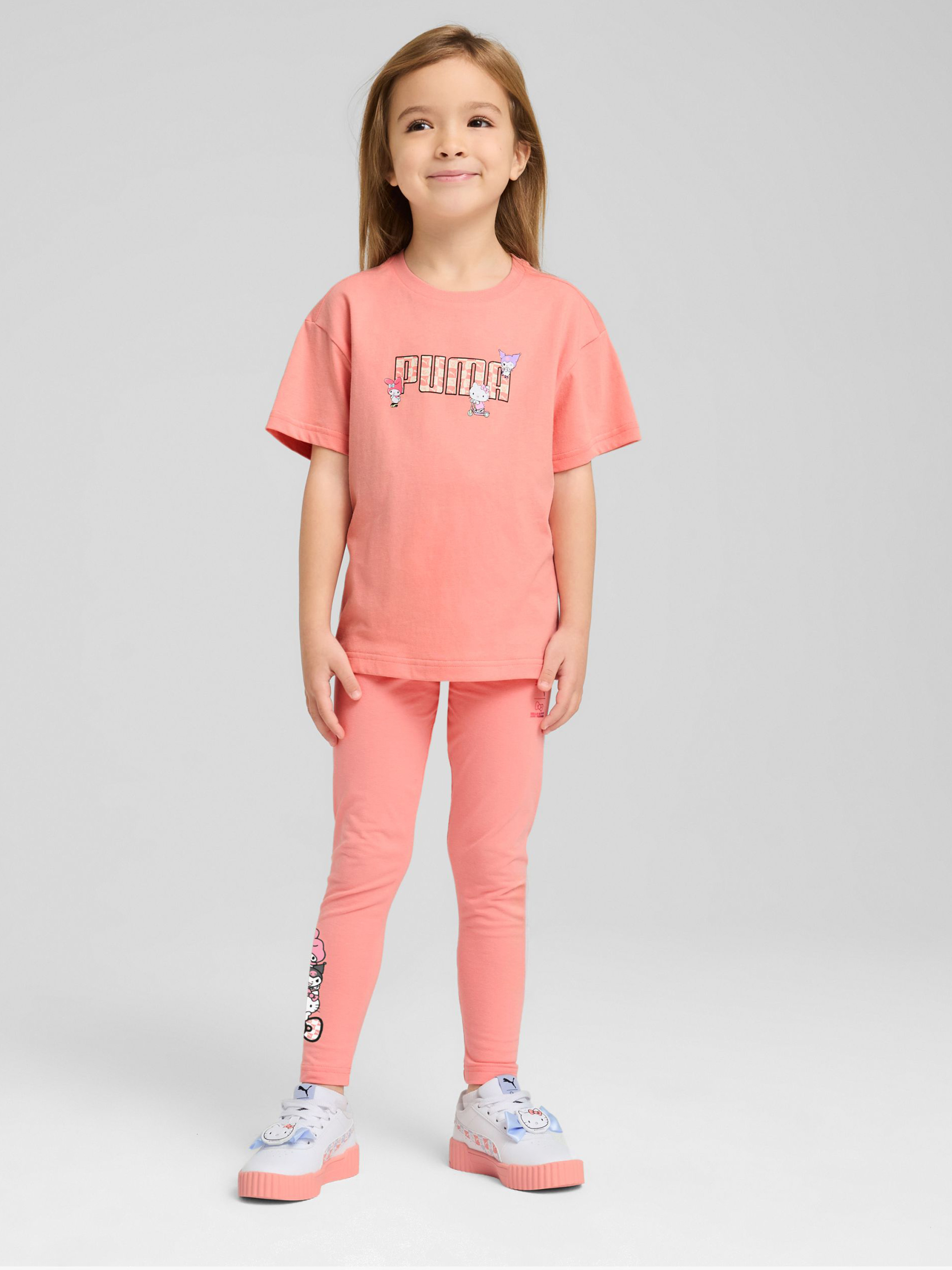 Puma Hello Kitty T-Shirt, Rosa, 116