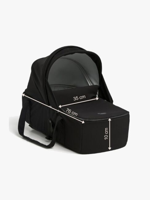 Beemoo Easy Fly Liegewanne, Jet Black